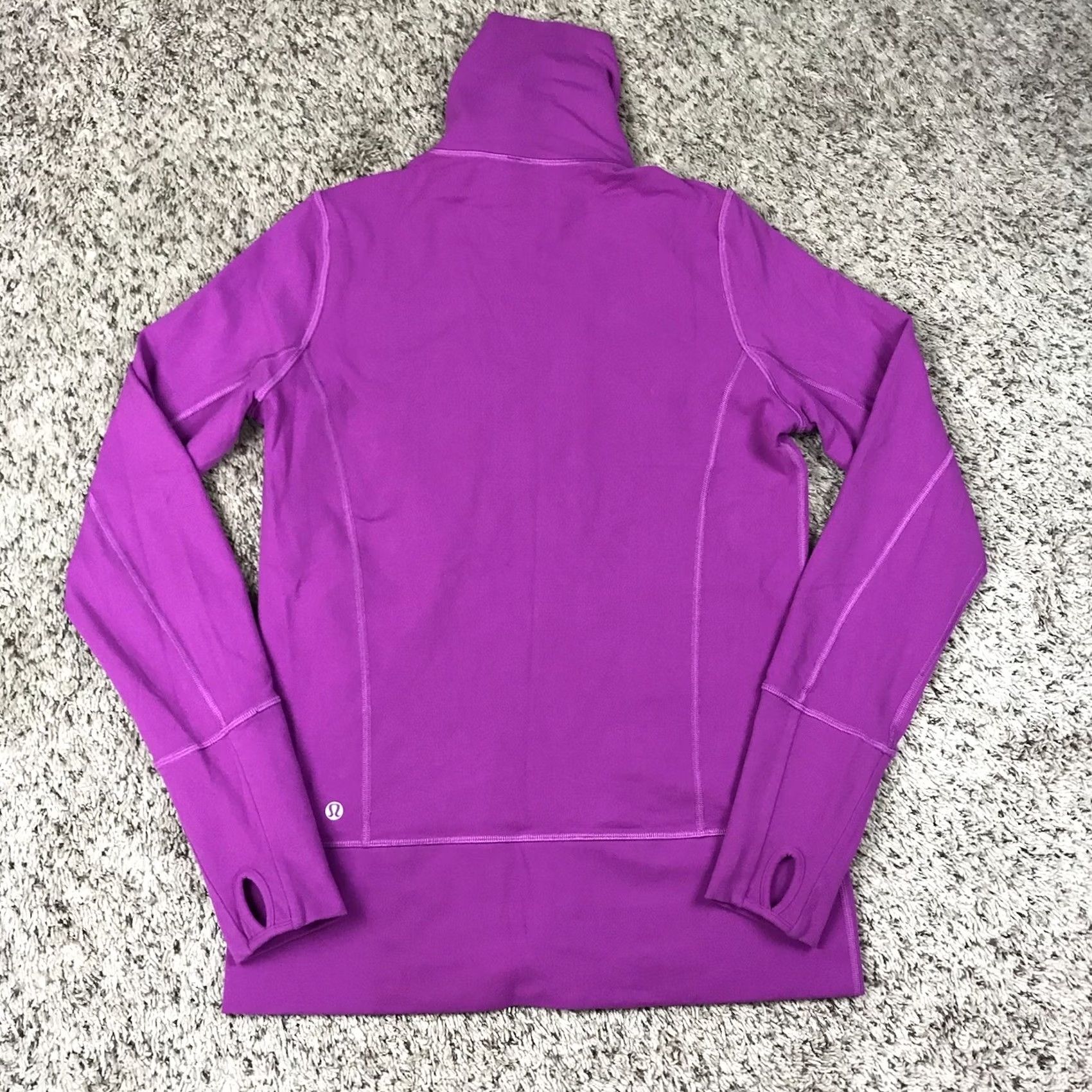 Lululemon Lululemon Stylish Designer Fitted Athletic Jacket 8 High Neck Zip Pockets Purple Women Athletic Zip Jacket Size M / US 6-8 / IT 42-44 - 3 Thumbnail