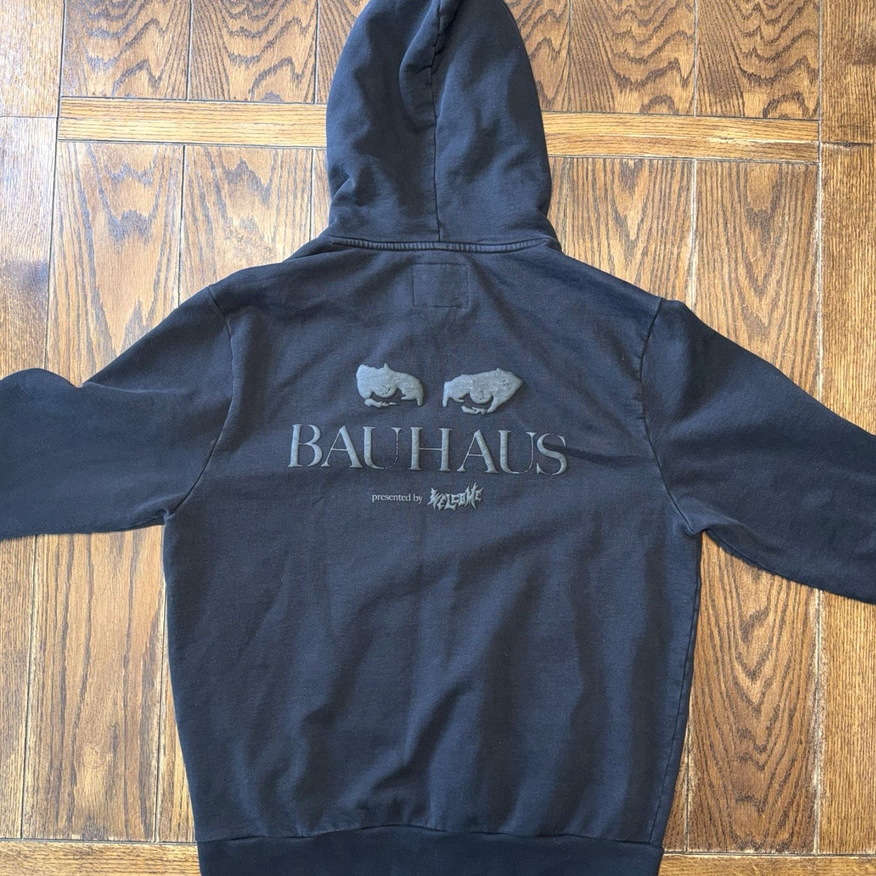 Welcome Skateboards Welcome Skateboards x BAUHAUS Eyes Pigment Dyed Hoodie L Black Mens Size US L / EU 52-54 / 3 - 6 Thumbnail