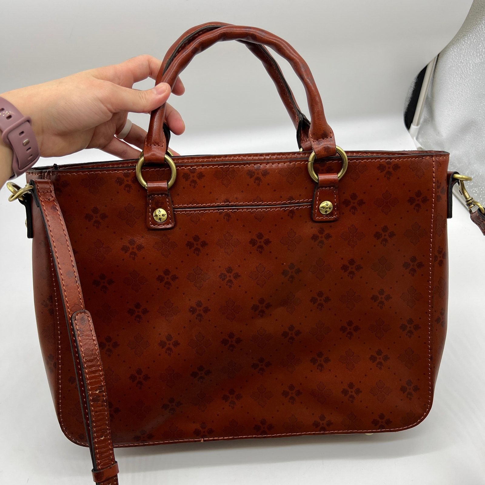 Other Patricia Nash Leather Solene Satchel with Crossbody Stra Size ONE SIZE - 11 Thumbnail
