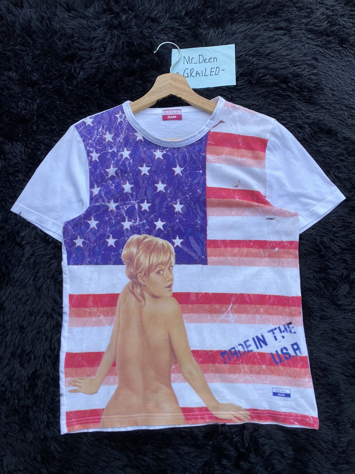 Paul Smith Rare Vintage Paul Smith American Flag Tshirt Size US S / EU 44-46 / 1 - 1 Thumbnail