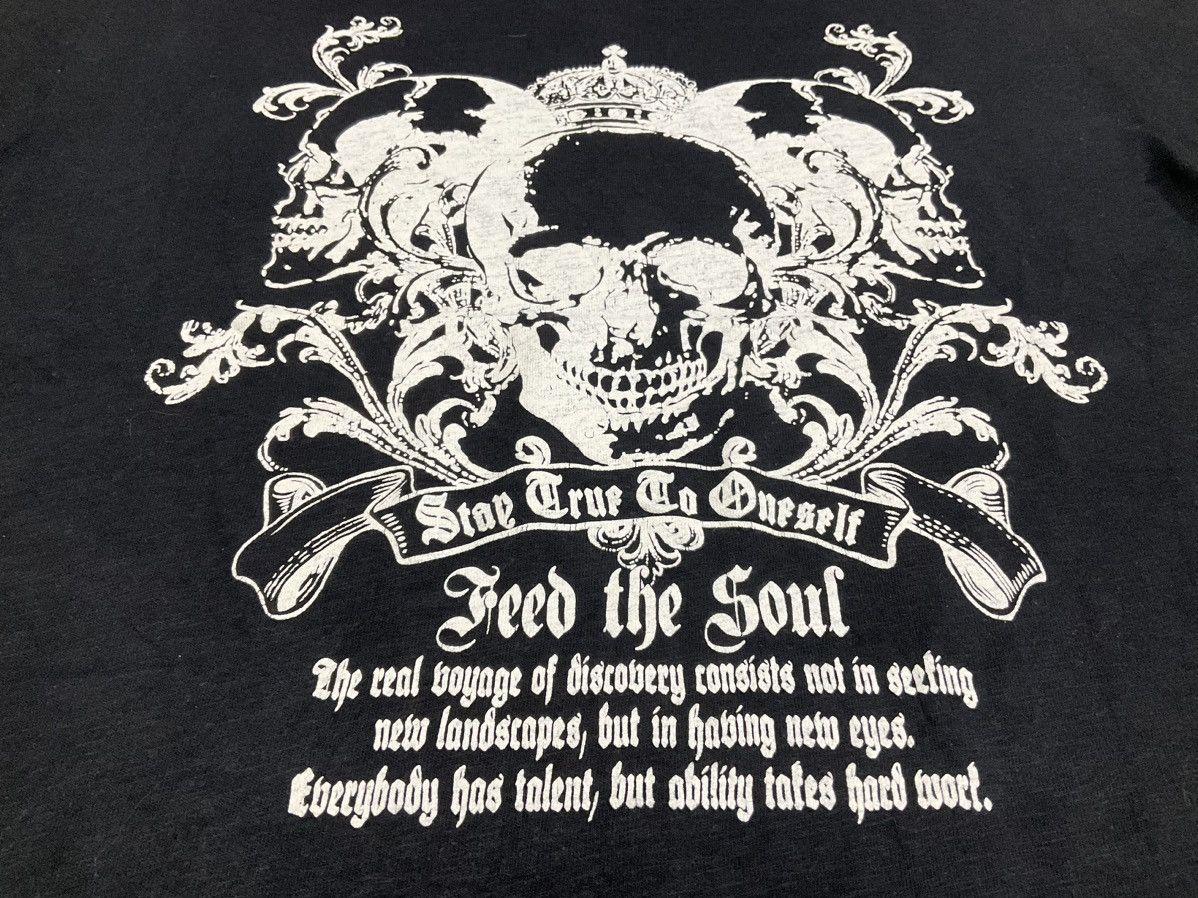 If Six Was Nine 🔥Sick Y2K Fogaty House Shirt Skull Poem Goth Punk Size US L / EU 52-54 / 3 - 7 Thumbnail