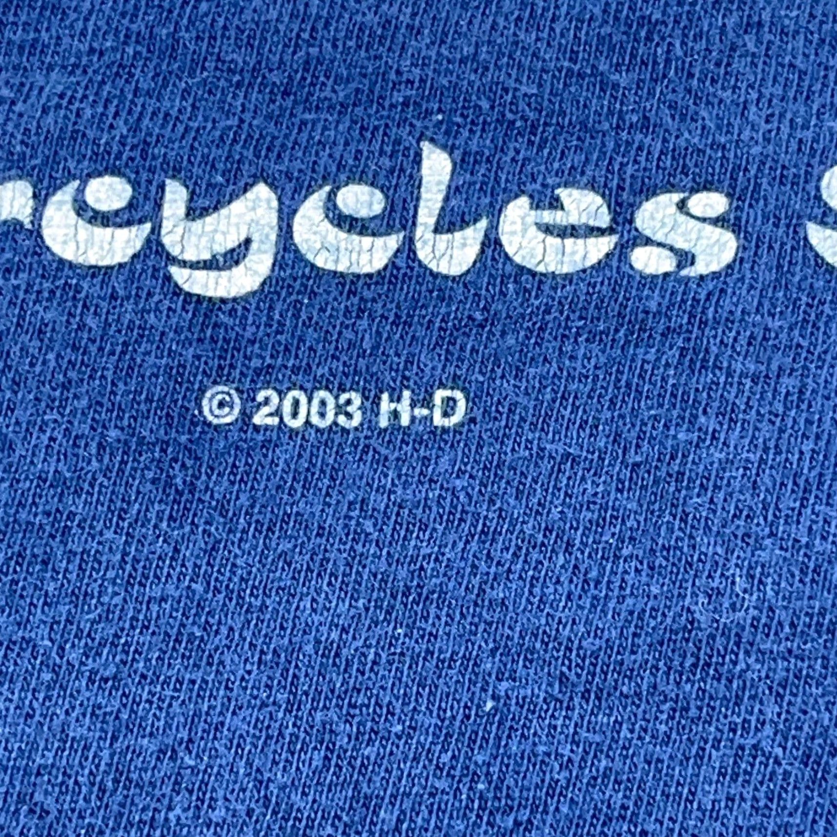 Harley Davidson VINTAGE Harley-Davidson Shirt Men XL Blue Tee Biker Retro USA Eagle Nature" Size US XL / EU 56 / 4 - 5 Thumbnail