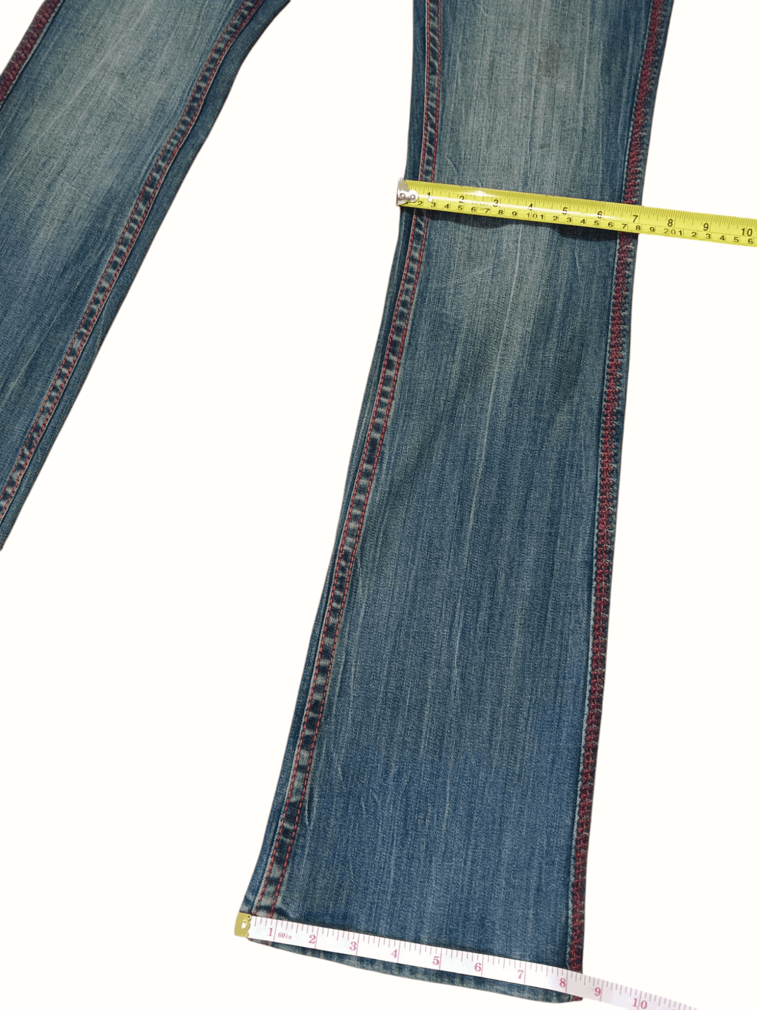 Country Road Cowgirl Country Wear Stretchable Low Rise Flare Denim Size 27" / US 4 / IT 40 - 9 Thumbnail