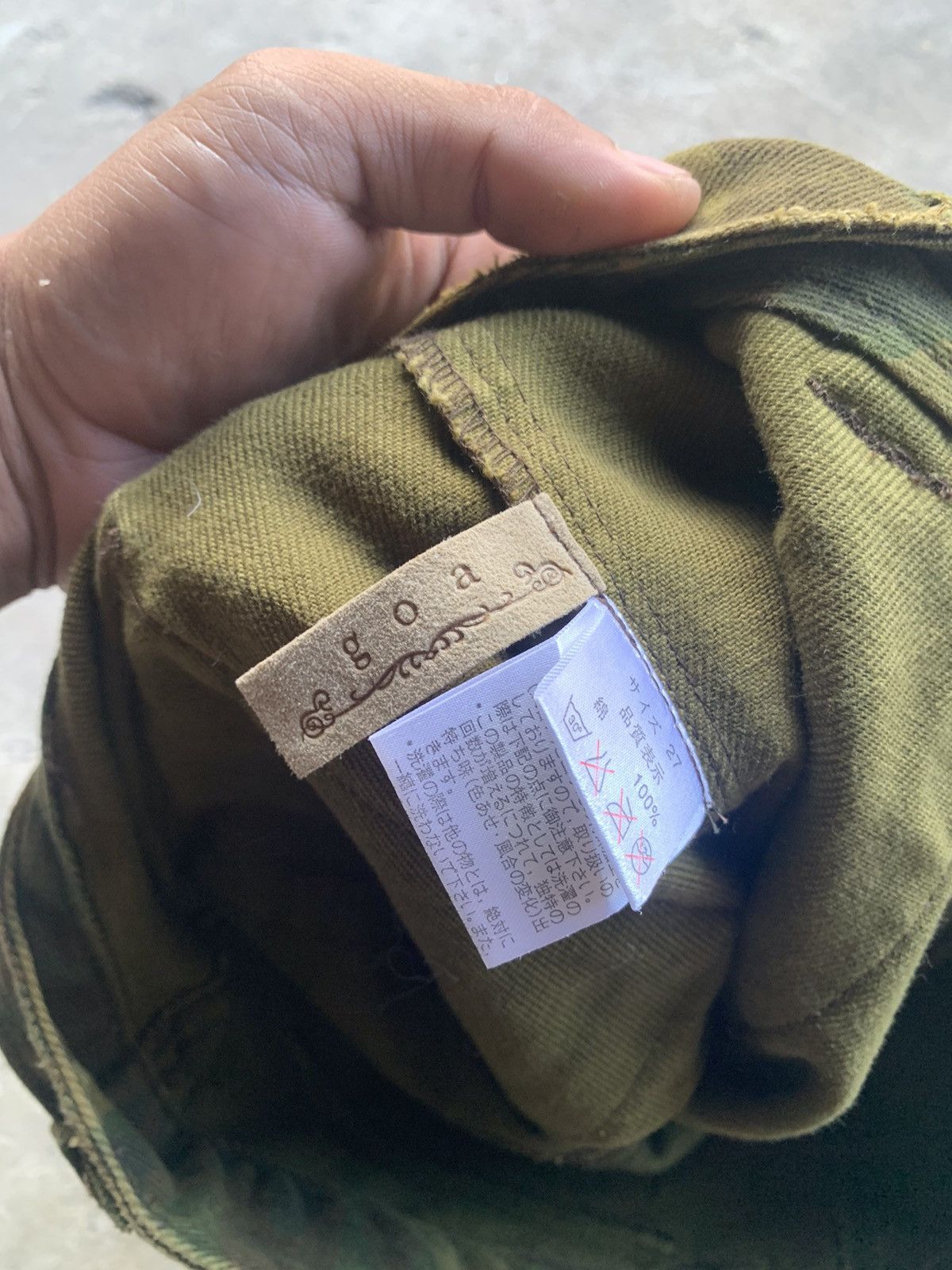 Japanese Brand Steal 🔥🔥 Goa camo multipocket bondage cargo jeans Size 27" / US 4 / IT 40 - 12 Thumbnail