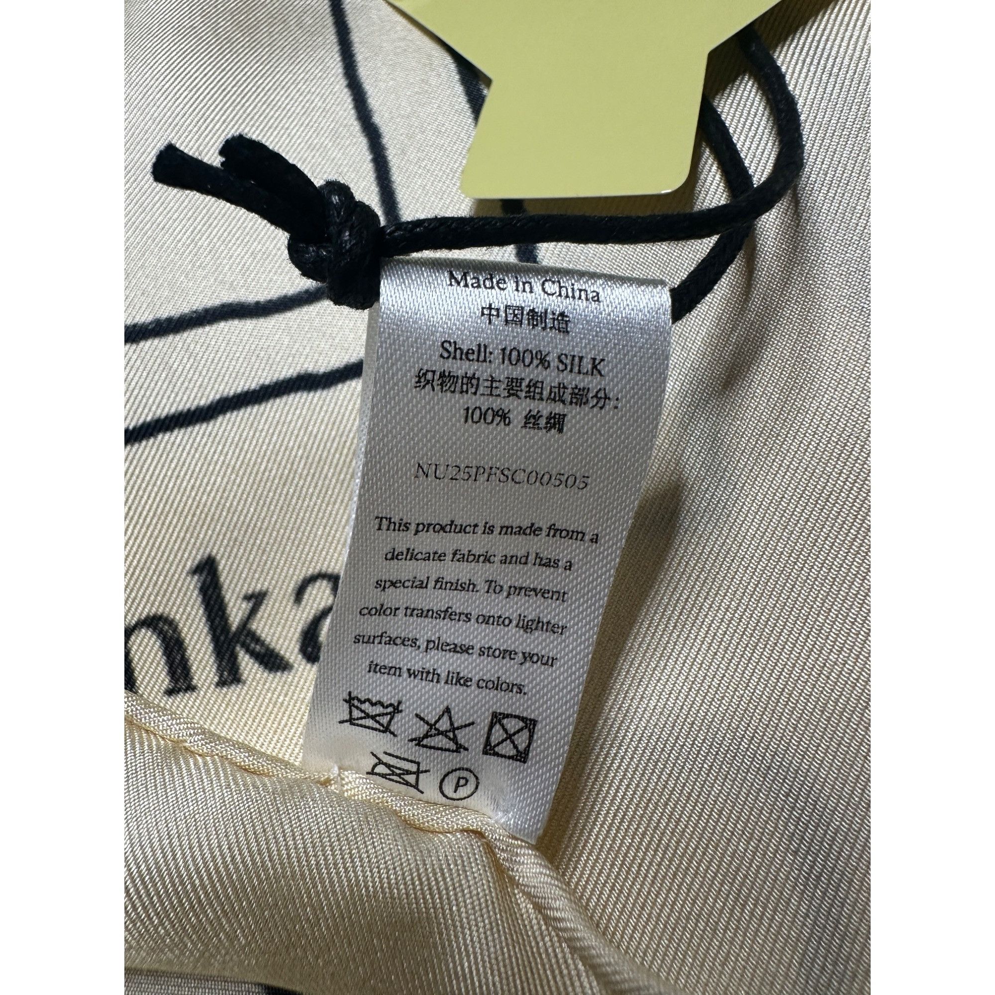 Nanushka Nanushka Oversized Miani Printed Silk Scarf Size ONE SIZE - 5 Thumbnail