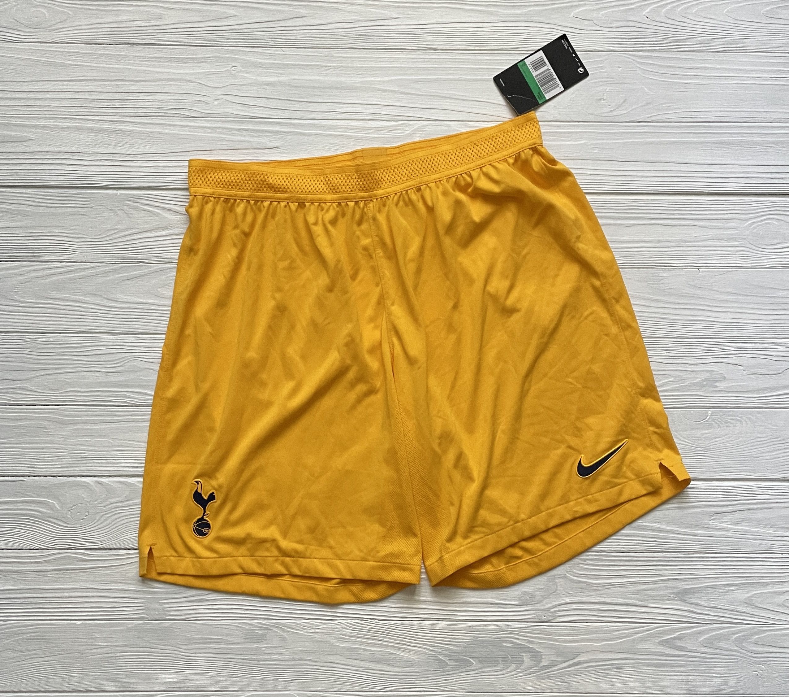 image of Nike Tottenham Third Football Shorts 2020/2021 Player Issue Size XL in Yellow, Men's