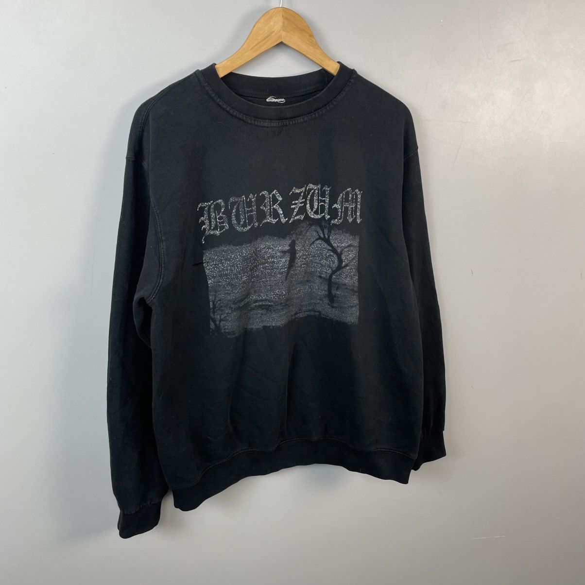 Vintage Vintage 00’s Burzum sweatshirt black metal size M Size US L / EU 52-54 / 3 - 4 Thumbnail