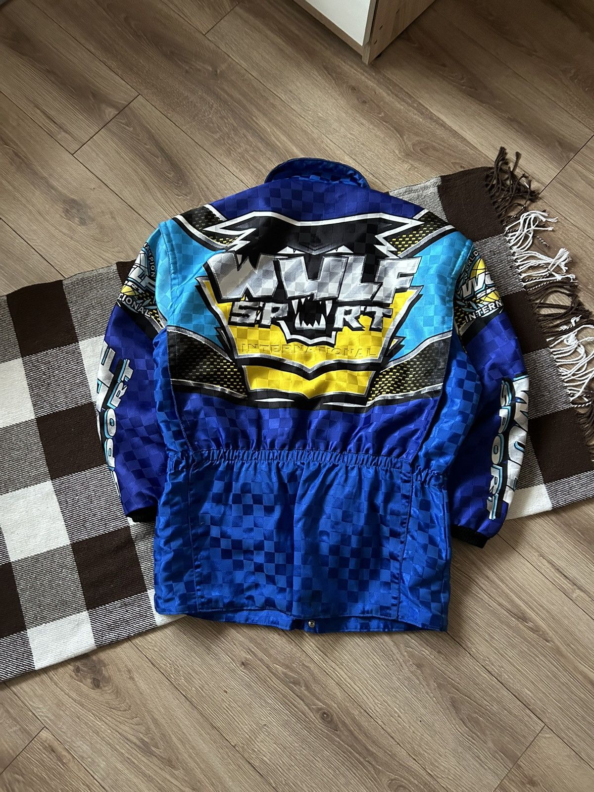 NASCAR × Vintage Vintage Wulf Sport big logo racing jacket Nascar Y2k Size US L / EU 52-54 / 3 - 2 Thumbnail