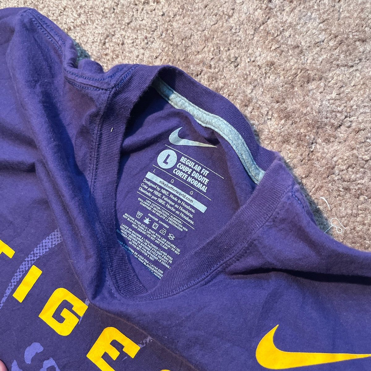 Nike Nike LSU Tigers College Football Tee Size Large Size US L / EU 52-54 / 3 - 2 Thumbnail