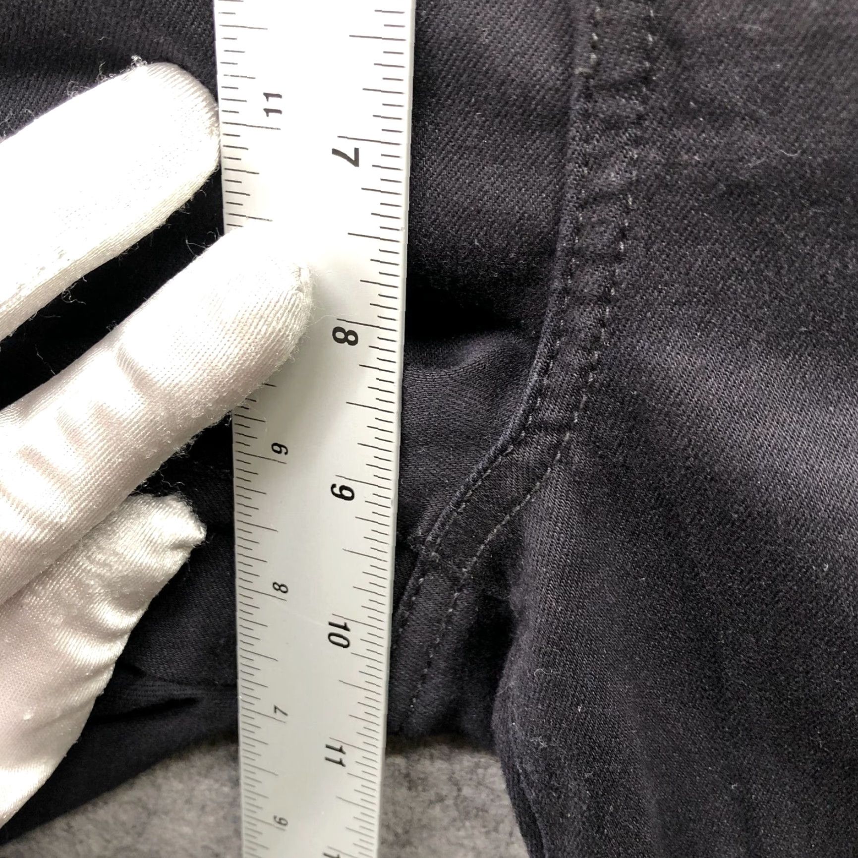 NYDJ NYDJ Sheri Slim Ankle Jeans Womens Size 4 Black Mid Rise Slimming Lift Tuck Denim Cotton Blend Jeans 27in Inseam Womens Size 27" / US 4 / IT 40 - 6 Thumbnail