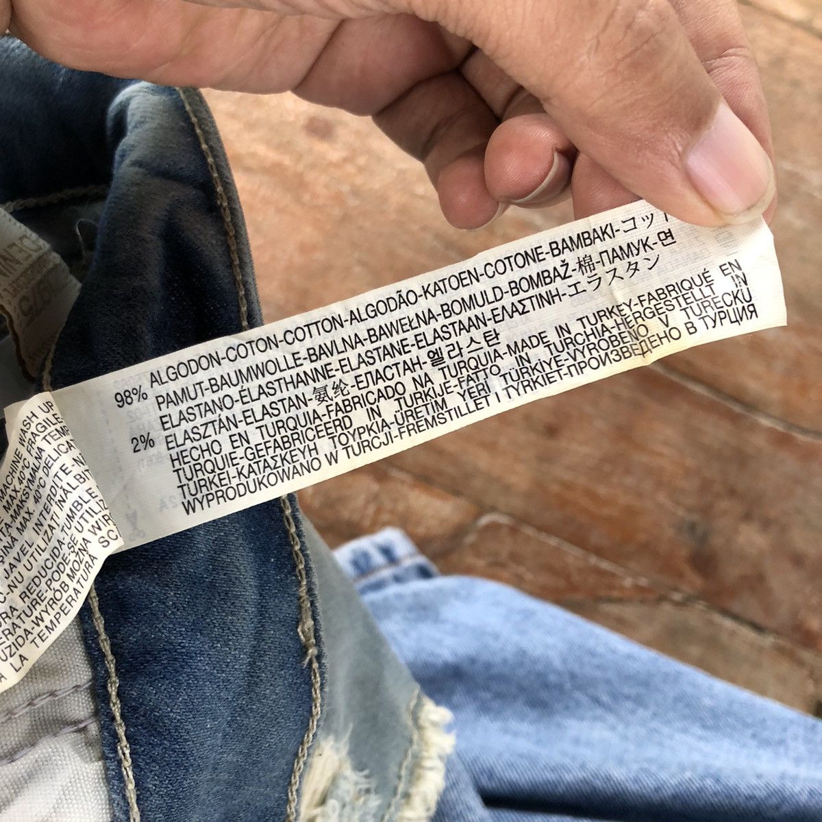 Zara Vintage Zara Z1975 Denim Short Pants Size 31" - 12 Thumbnail