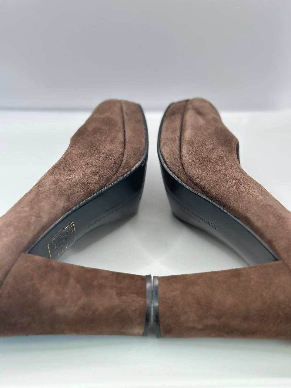 Katharine Hamnett London Katharine Hamnett London Brown Suede Block Heels Size US 8.5 / IT 38.5 - 9 Thumbnail