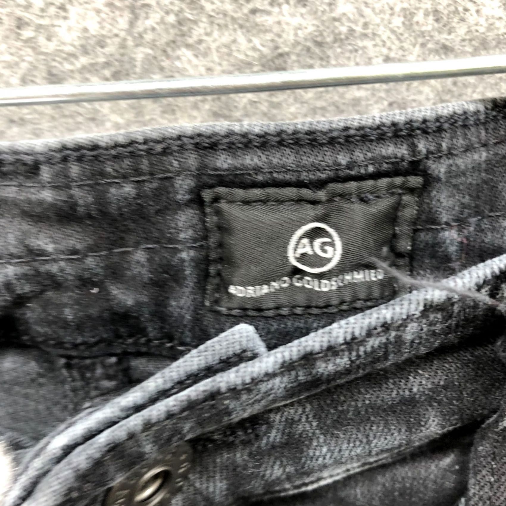 Vintage AG Adriano Goldschmied The Farrah High Rise Skinny Jean Womens 30 Black Size 30" / US 8 / IT 44 - 5 Thumbnail