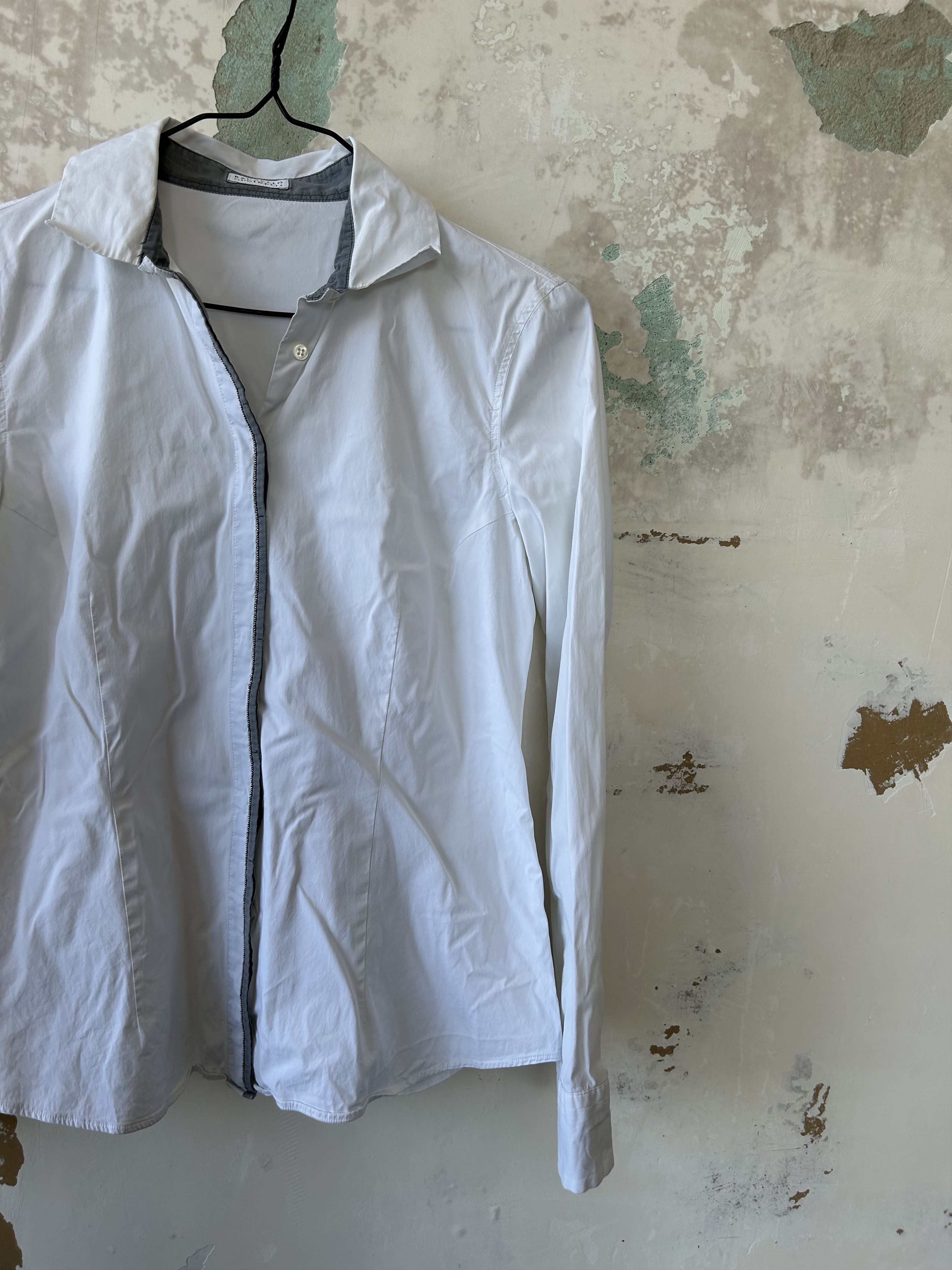 Brunello Cucinelli Brunello Cucinelli Shirt Button Up Made in Italy Size L / US 10 / IT 46 - 2 Thumbnail