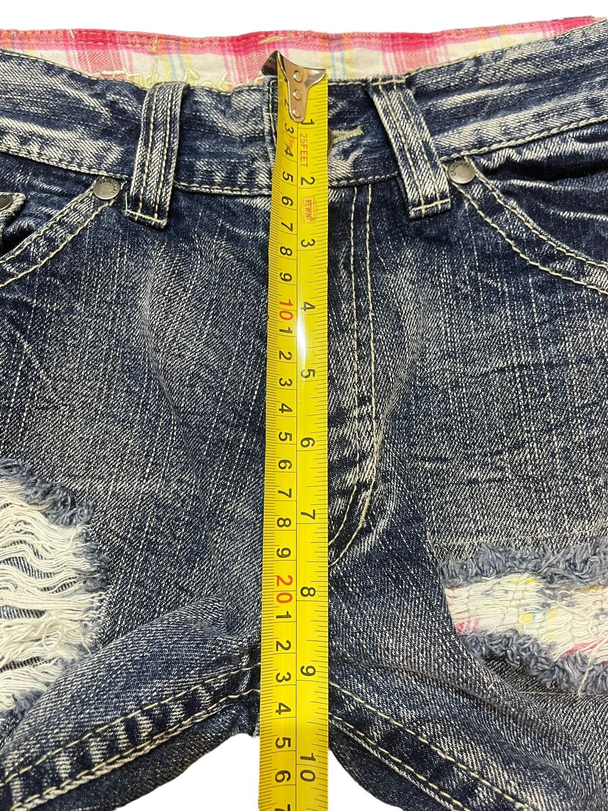 Kapital Vintage Japanese Brand Blue Wash Distressed Style Jeans Size US 28 / EU 44 - 15 Thumbnail