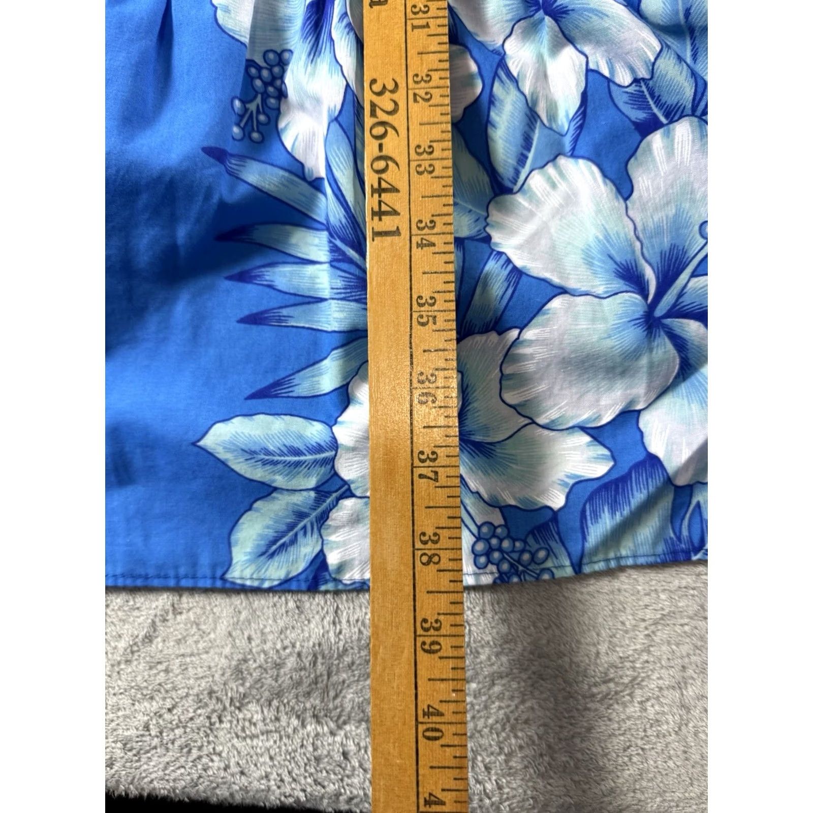 Vintage KALENA FASHIONS OF HAWAII Hawaiian Print Maxi Dress Blue Medium Womens Size M / US 6-8 / IT 42-44 - 5 Thumbnail