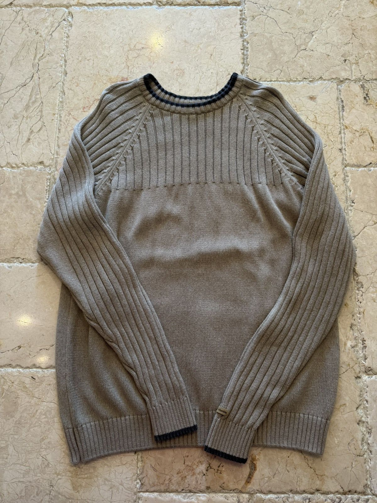 Columbia Vintage Columbia Grey knit sweater Size US L / EU 52-54 / 3 - 1 Thumbnail
