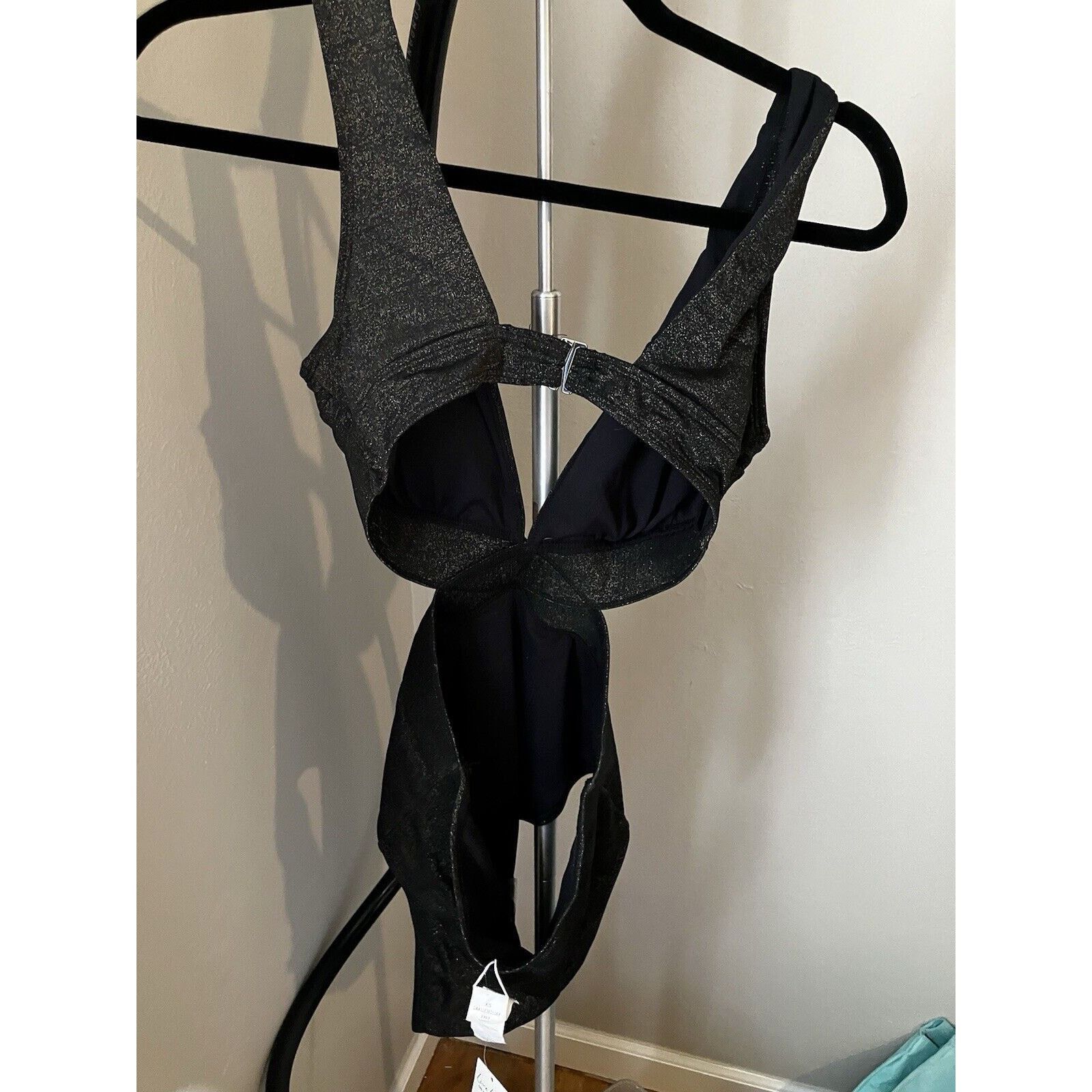 & Other Stories Cupshe Women's 1 Piece Swimsuit black Plunge Size XS NWT Size XS / US 0-2 / IT 36-38 - 2 Thumbnail