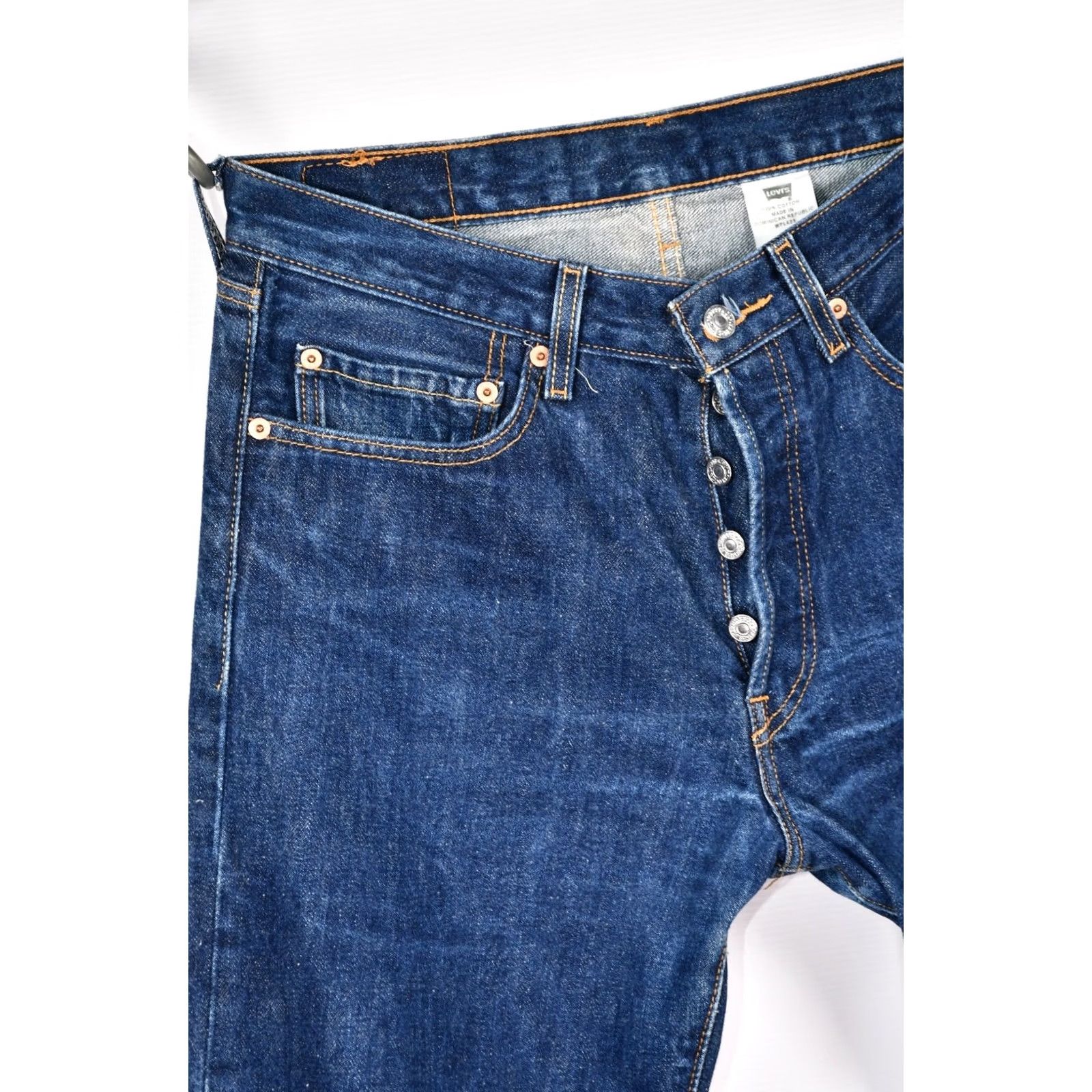 Levi's VINTAGE Levi's 501 Jeans Men Regular 32x34 Blue Denim 100% Cotton Straight 5-Pocket 80s Theme Size US 32 / EU 48 - 7 Thumbnail