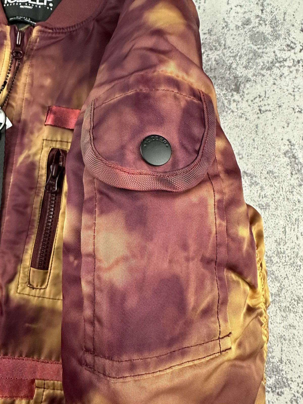 10 Deep 10.Deep Tie-Dye Bomber Jacket Utility Streetwear Size US S / EU 44-46 / 1 - 10 Thumbnail
