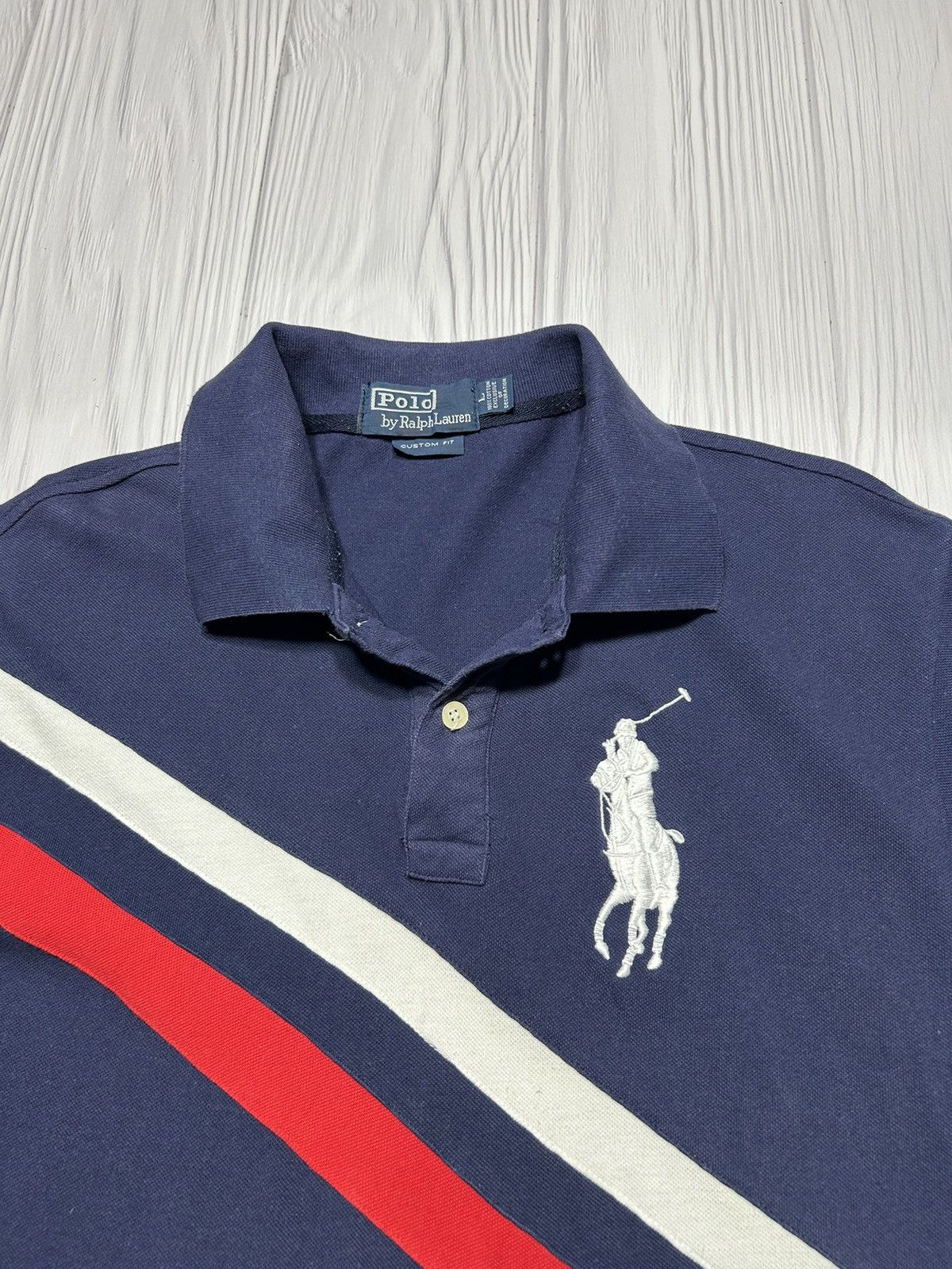 Polo Ralph Lauren Vintage Polo Ralph Lauren Big Pony Polo Size US L / EU 52-54 / 3 - 7 Thumbnail