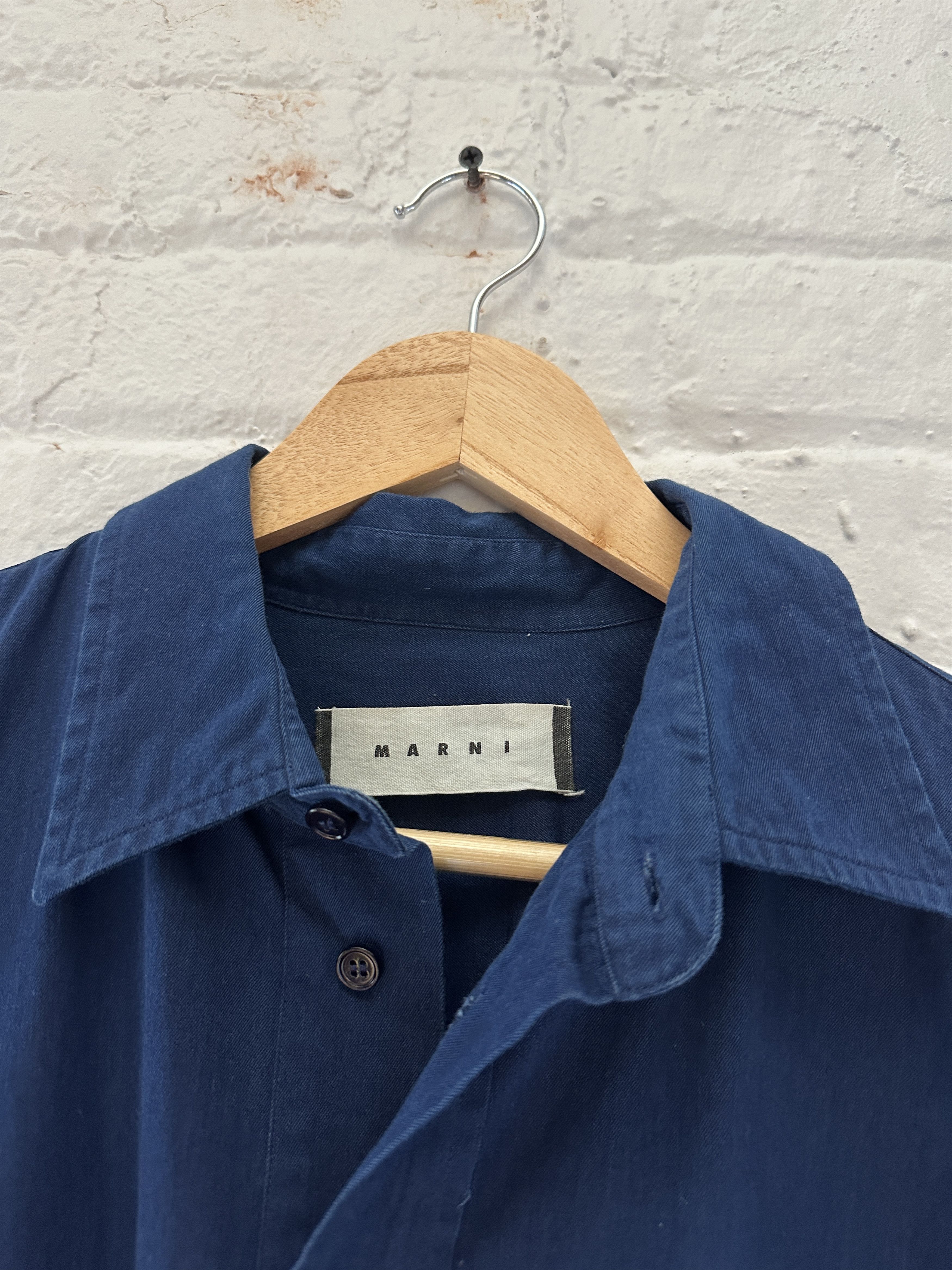 Marni Marni Short Sleeve Utility Button Up Shirt Size US M / EU 48-50 / 2 - 3 Thumbnail