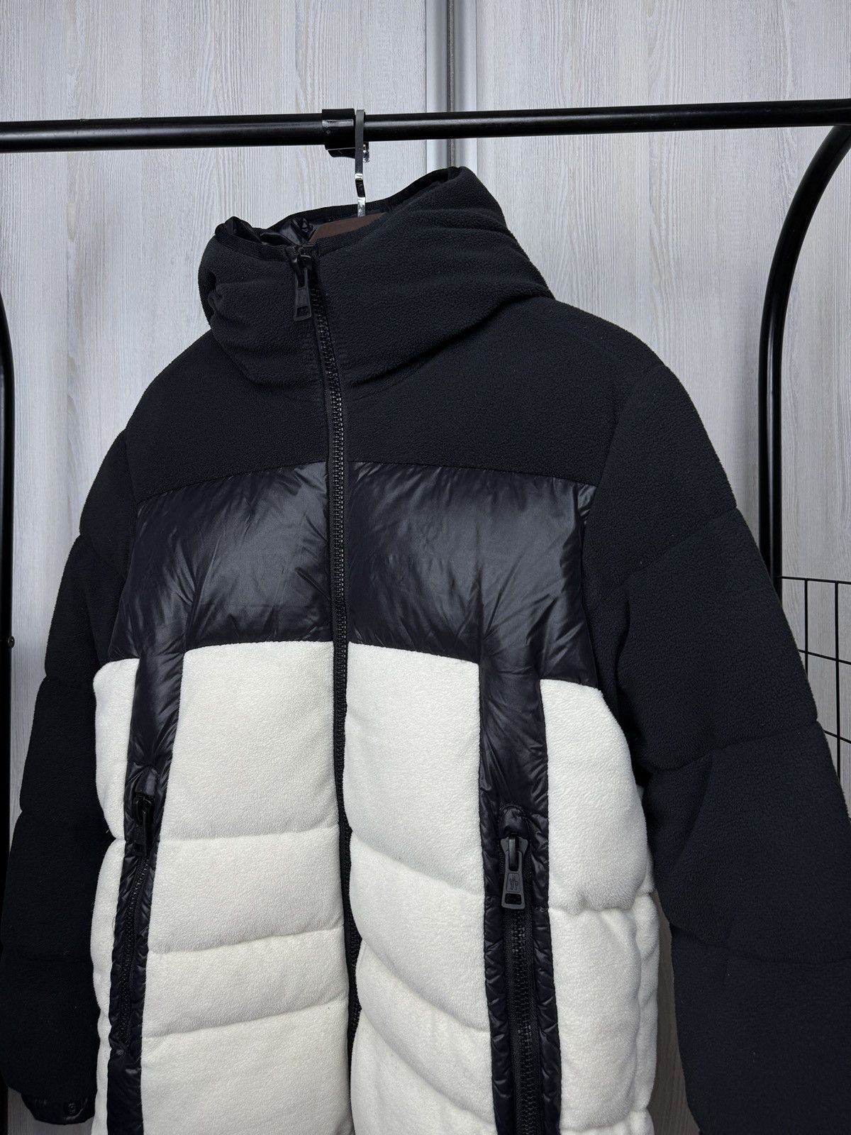 Moncler Moncler MALAVOY Giubbotto POLARTEC Fleece Down Jacket Size US L / EU 52-54 / 3 - 9 Thumbnail
