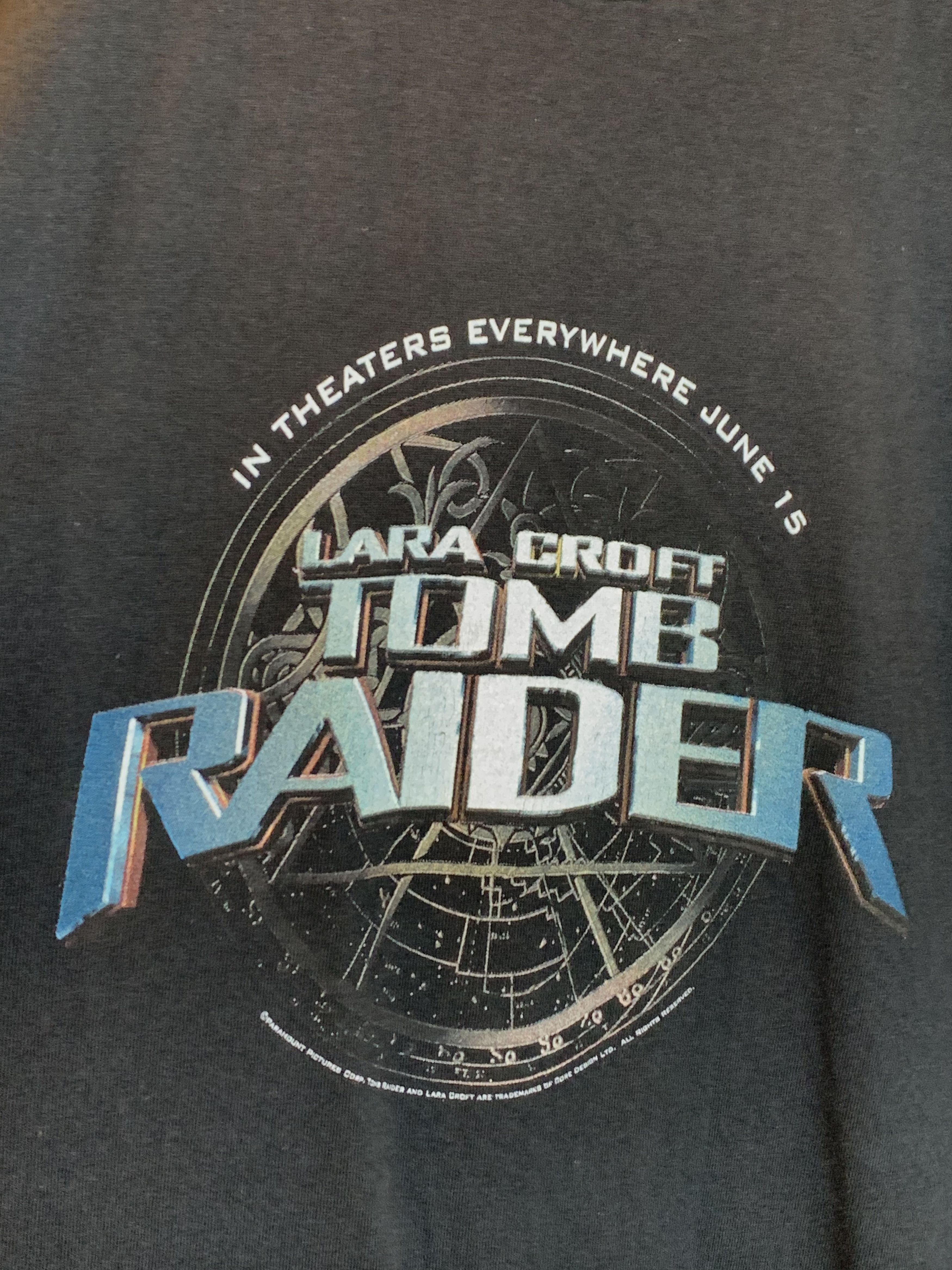 Vintage RARE* Vintage Lara Croft Tomb Raider Movie Taco Bell T-Shirt Size US XL / EU 56 / 4 - 2 Thumbnail