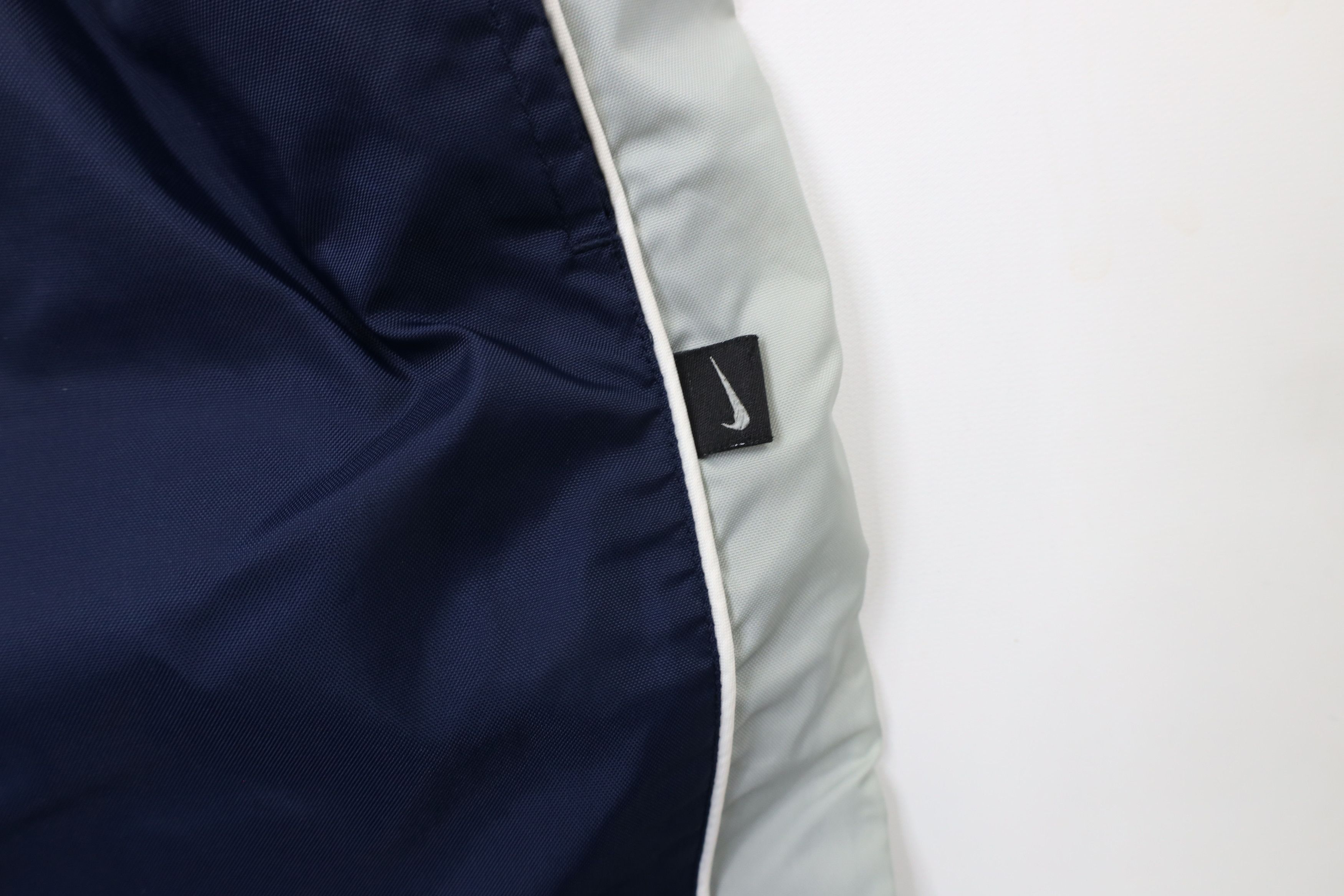 Nike × Vintage Vintage Nike Travis Scott Mini Swoosh Wide Leg Pants Blue Size US 36 / EU 52 - 7 Thumbnail