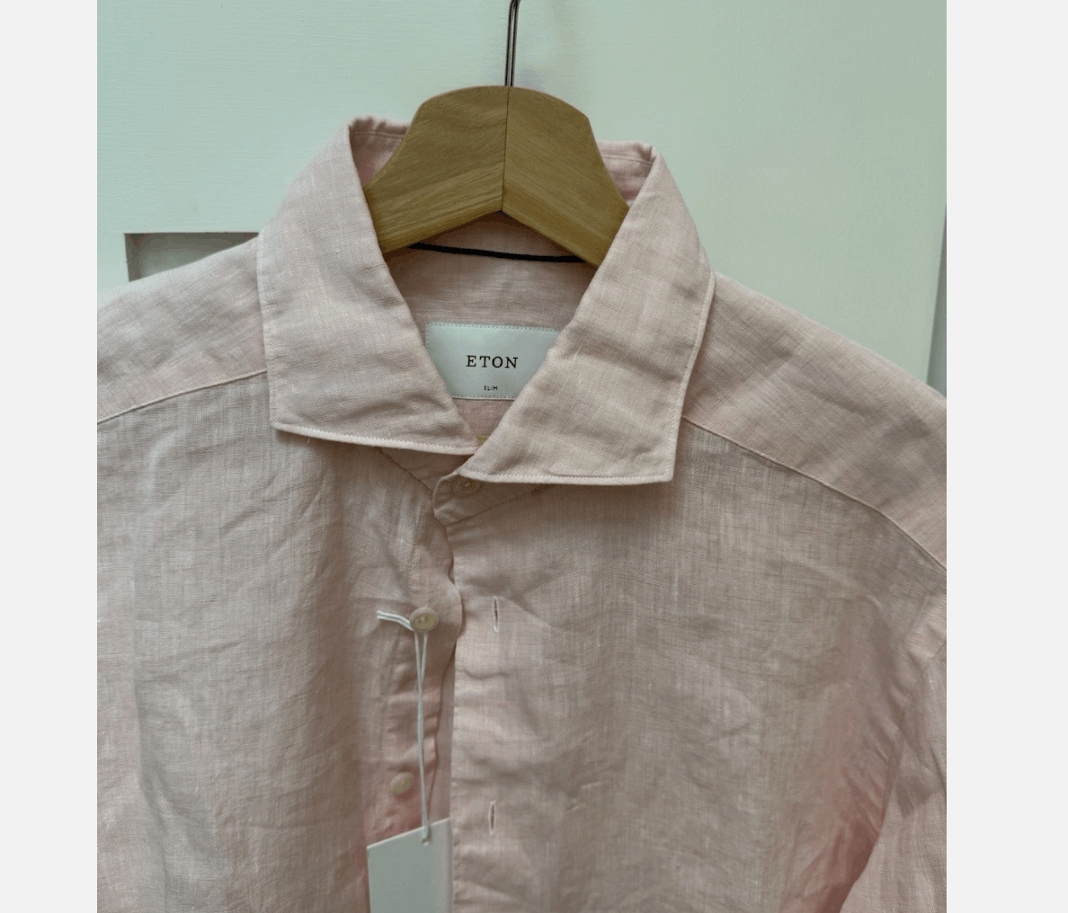 Eton Eton Men's NWT Long Sleeve Linen Button up shirt 39 or 15.5 Size US M / EU 48-50 / 2 - 2 Thumbnail