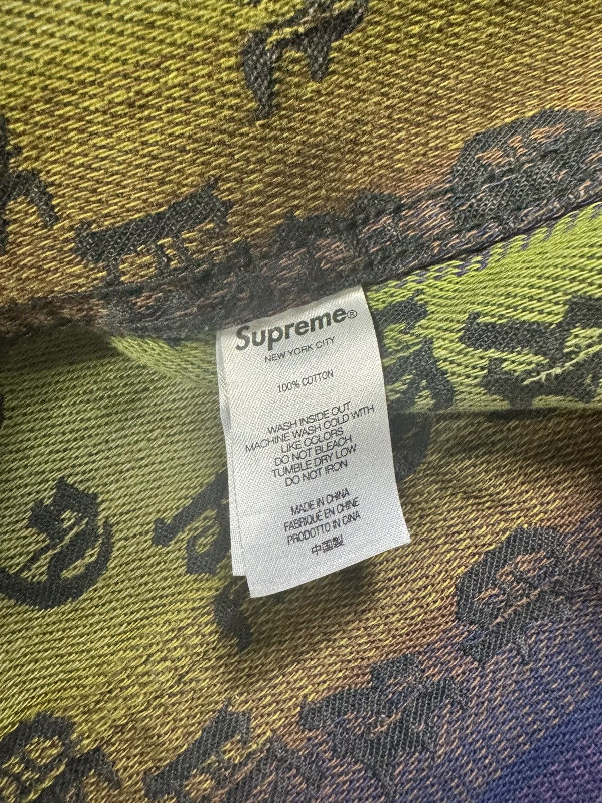 Supreme Supreme Gradient Jacquard Denim Work Jacket Size US L / EU 52-54 / 3 - 7 Thumbnail