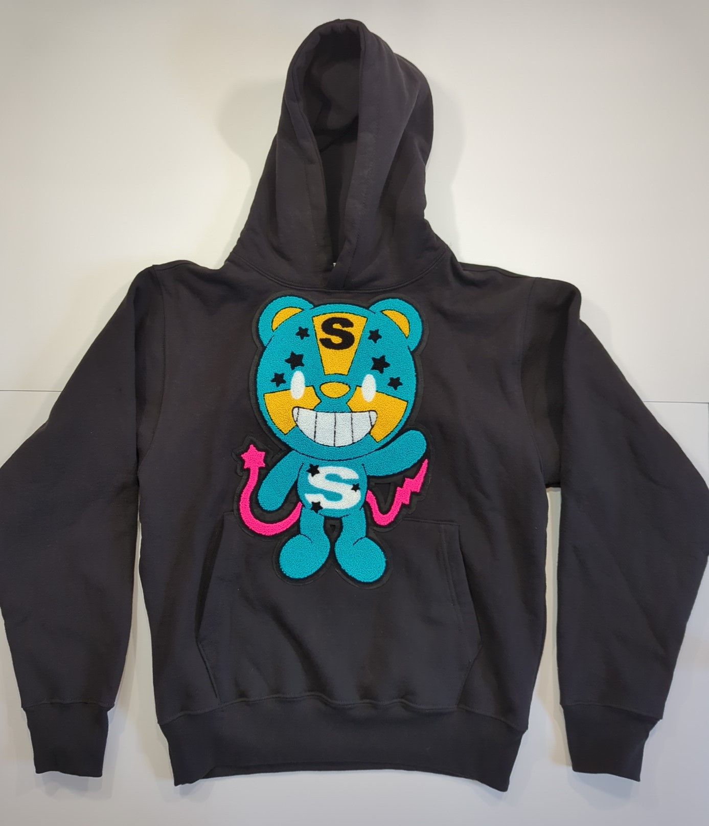 Sukamii SUKAMII Radioactive Bear Hoodie Small Black Heavy Sweatshirt Size US S / EU 44-46 / 1 - 1 Thumbnail