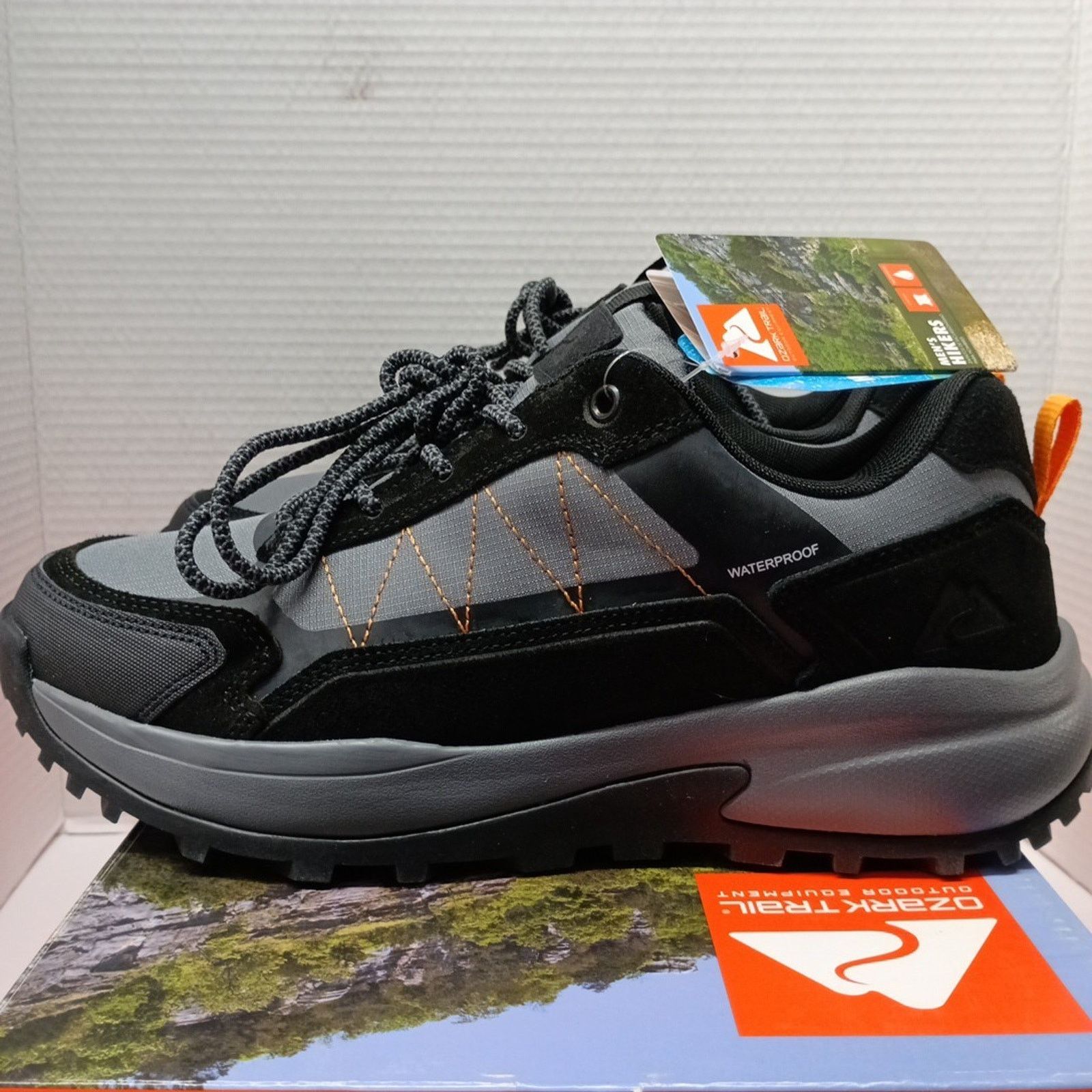 Other Ozark Trail Men's Hiking Shoes Size 11 Low Hiker Black Size US 11 / EU 44 - 3 Thumbnail