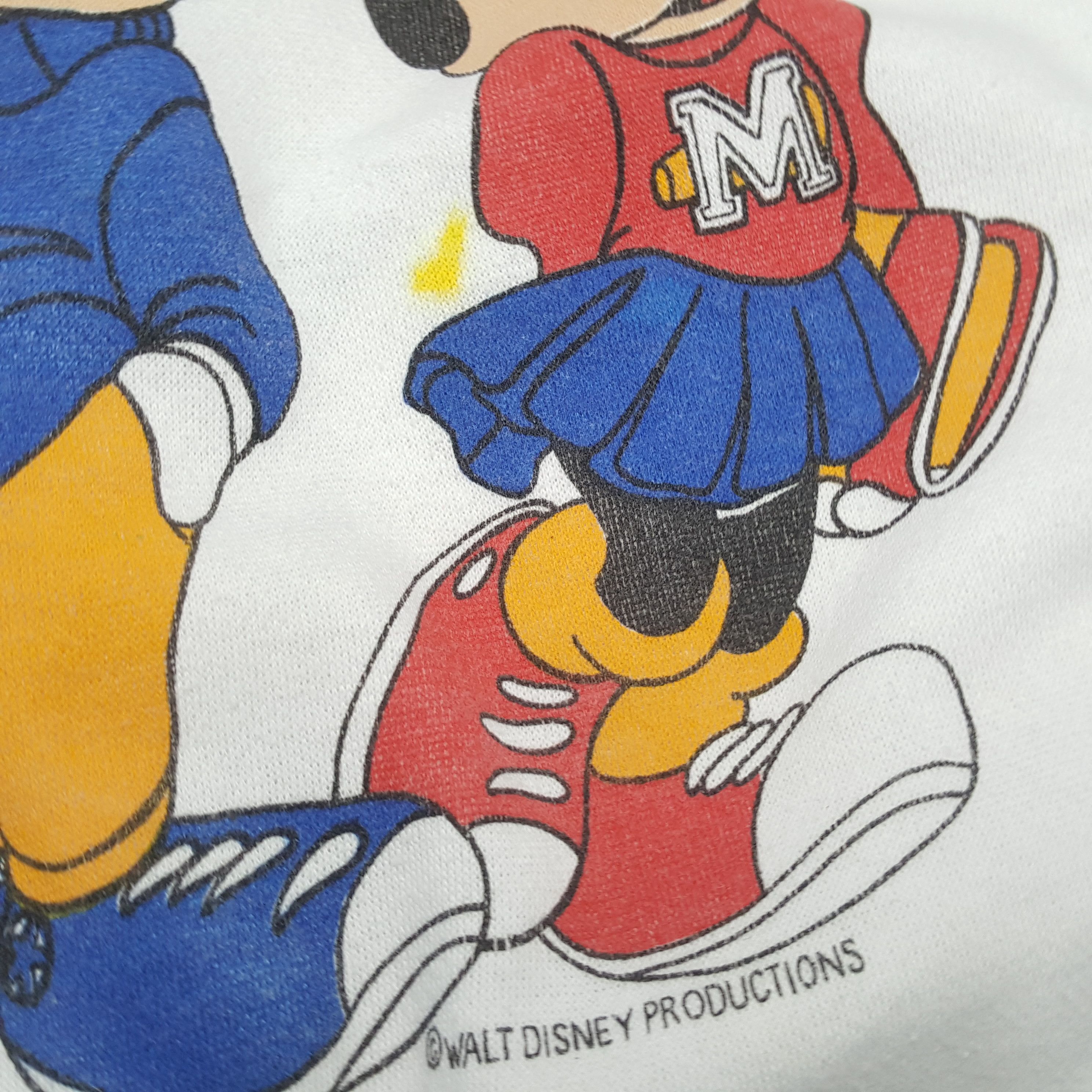 Disney × Mickey Mouse × Vintage Vintage 90's DISNEY MICKEY MOUSE Promotion Sweatshirts Size US M / EU 48-50 / 2 - 8 Thumbnail