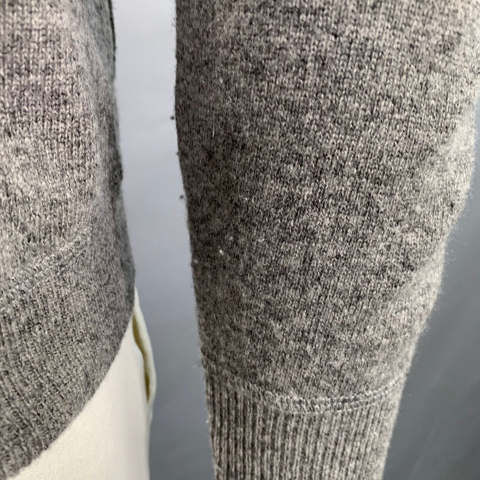Hartford HARTFORD Size L Grey Heather Wool Cashmere Hoodie Cardigan Size US L / EU 52-54 / 3 - 4 Thumbnail