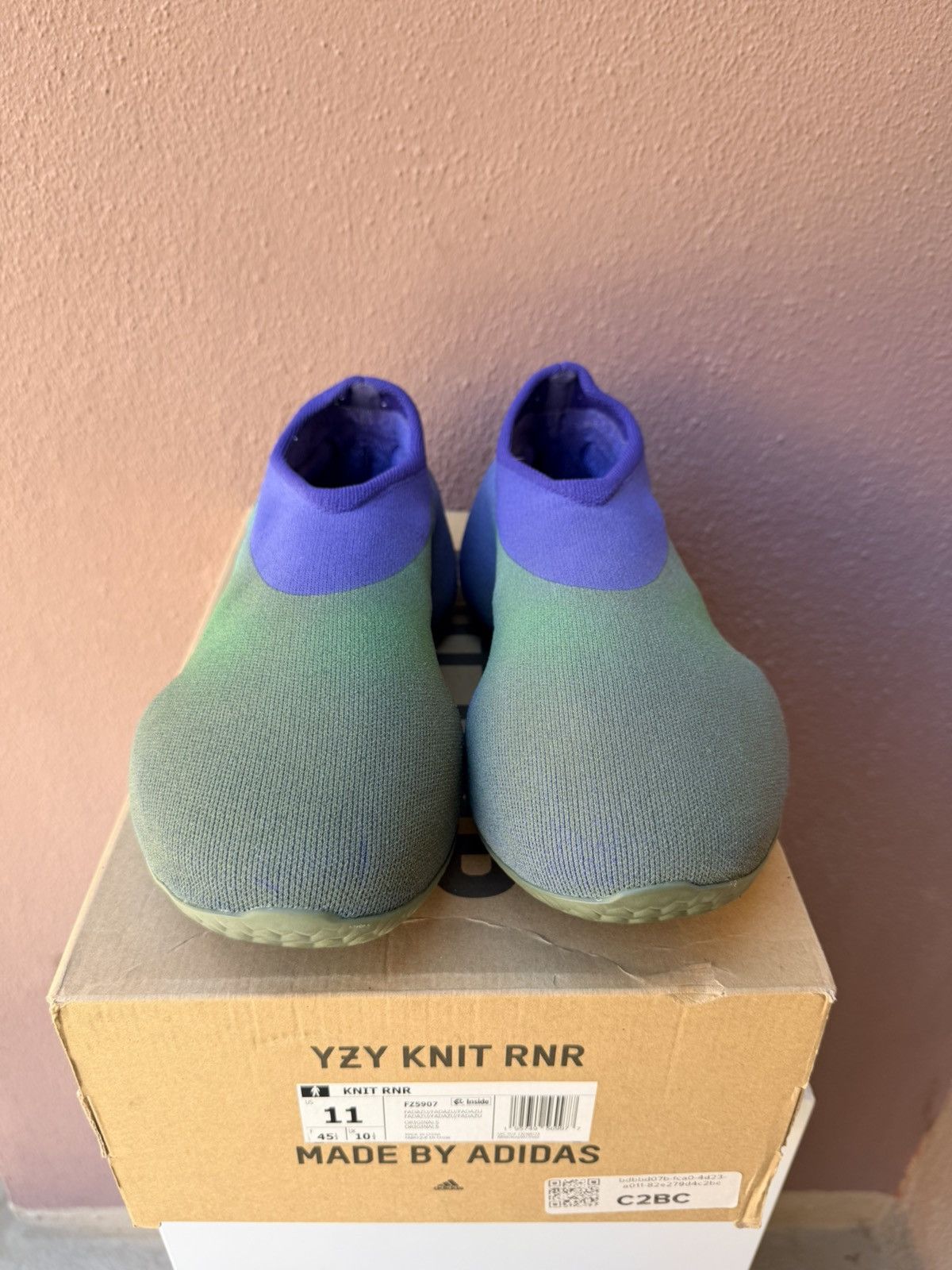 Yeezy Size 11 - adidas Yeezy Knit Runner Faded Azure Size US 11 / EU 44 - 4 Thumbnail