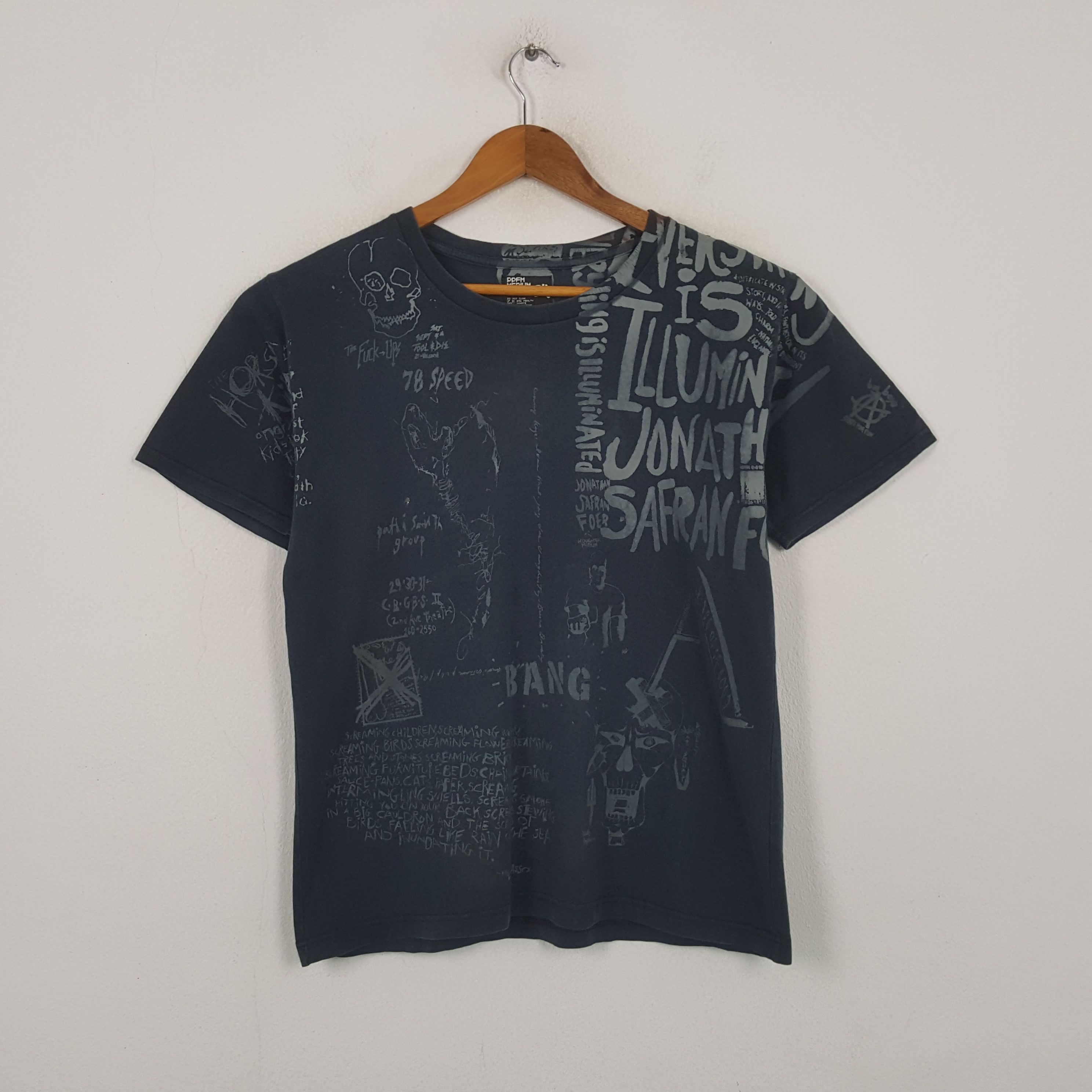 PPFM Vintage PPFM Japanese Brand All Over Print T-shirt RR5 Size US L / EU 52-54 / 3 - 1 Thumbnail