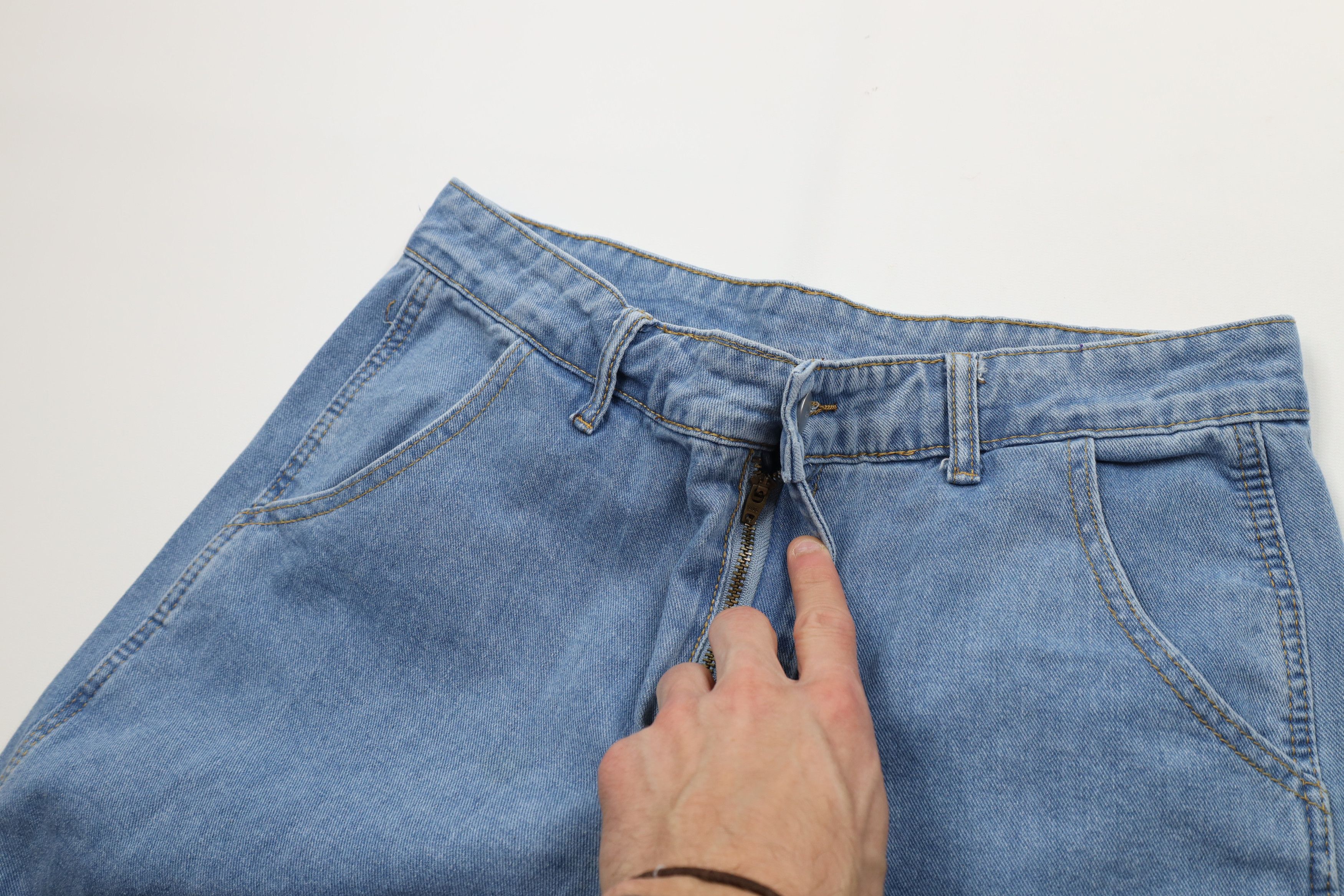 Vintage Vintage 90s Y2K Streetwear Wide Leg Skateboard Cargo Jeans Size US 32 / EU 48 - 7 Thumbnail