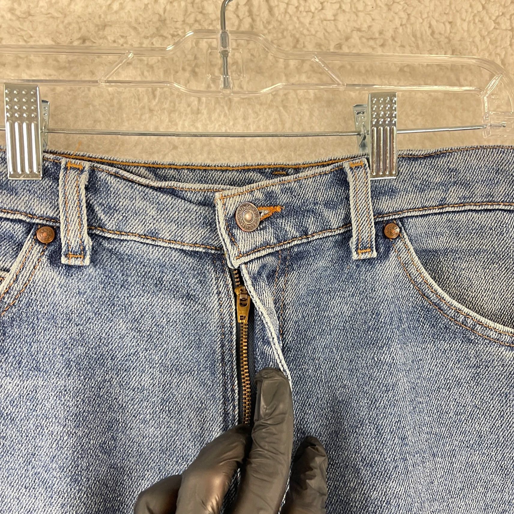 Levi's VINTAGE Levi's 540 Flex Straight Mens Jeans 36 Blue USA 90s Retro Size US 36 / EU 52 - 5 Thumbnail
