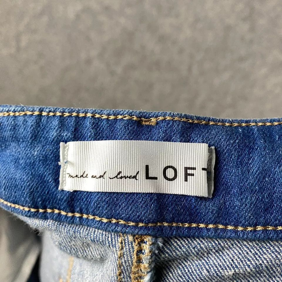Loft Loft Jeans Women 16/33 Girlfriend Denim Cotton Stretch Plus Size 38" / US 16 / IT 52 - 8 Thumbnail