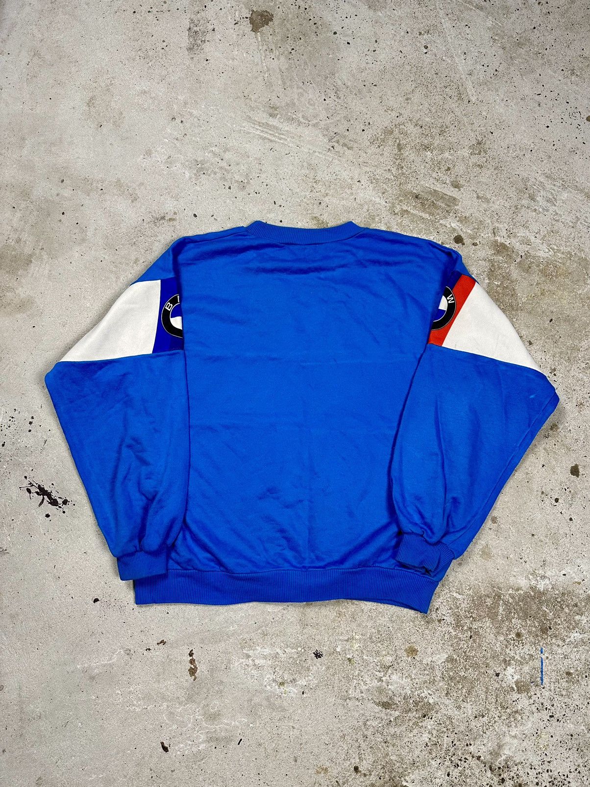 BMW × Vintage Vintage 90s BMW M Power Blue Racing Crewneck Multi Logo Size US M / EU 48-50 / 2 - 2 Thumbnail