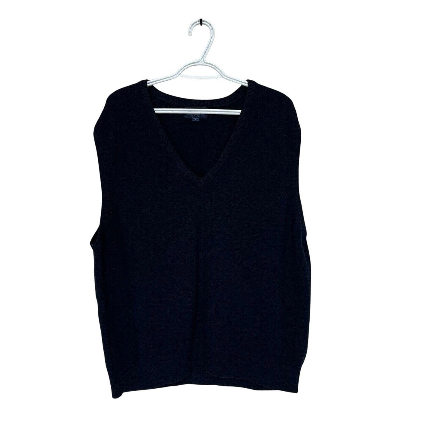 Lands' End Vintage 90s LANDS’ END Knit Sweater Vest Large Lambswool UK Size US L / EU 52-54 / 3 - 1 Thumbnail