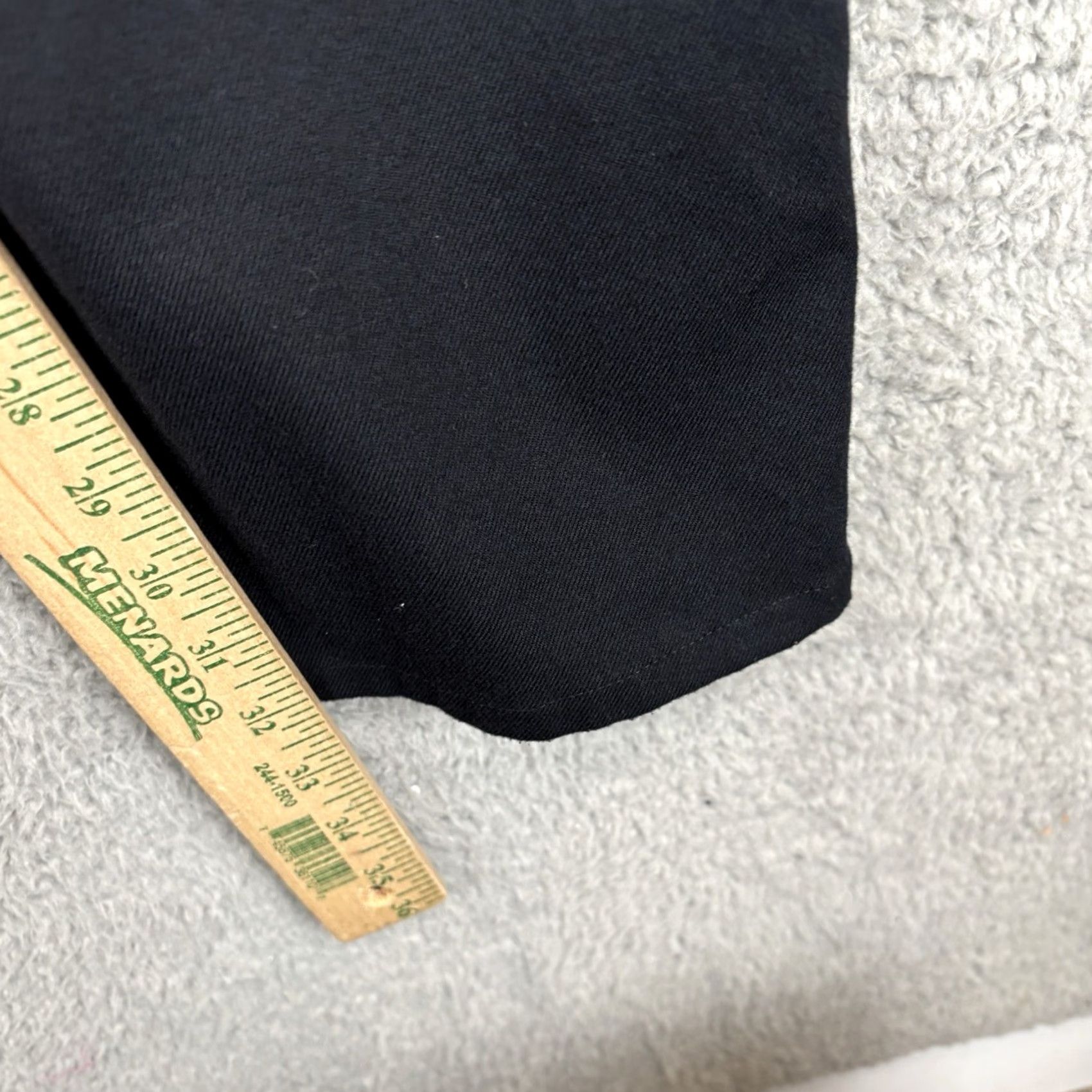 Vintage 34 Heritage Courage Jeans Slim Straight Denim 31x32 Men Black Mid Rise Stretch Cotton Button Fly Jeans Regular Inseam 32 USA-Mexico Size US 31 - 5 Thumbnail