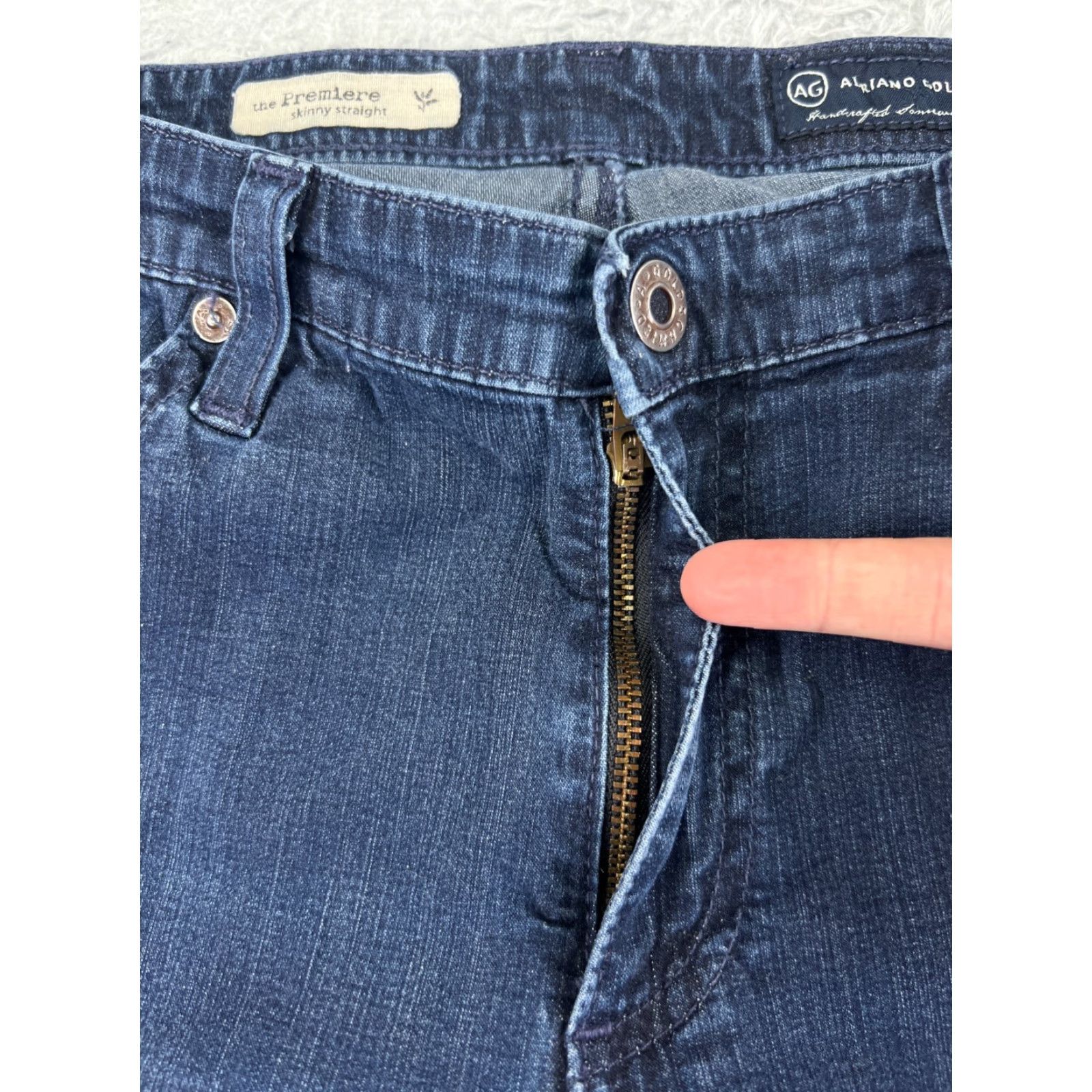 Denime AG Adriano Goldschmied Jeans Womens 30 Denim Blue 5-Pocket Size 30" / US 8 / IT 44 - 5 Thumbnail