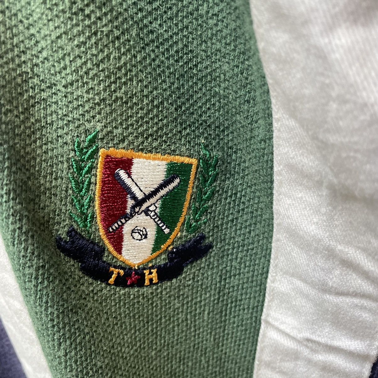 Tommy Hilfiger × Vintage 🔥Vintage Tommy Hilfiger Striped Rugby Styles Polos Shirts Size US L / EU 52-54 / 3 - 5 Thumbnail