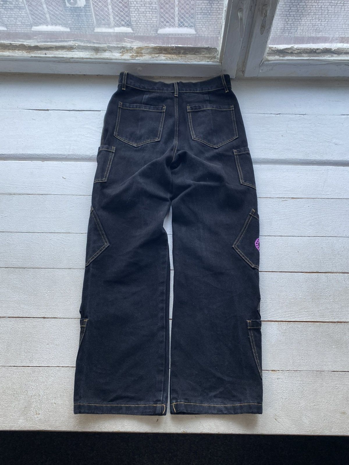 Japanese Brand ⚡️Spiritual Garment Japanese Style Multi Pocket Denim Pants Size US 31 - 10 Thumbnail