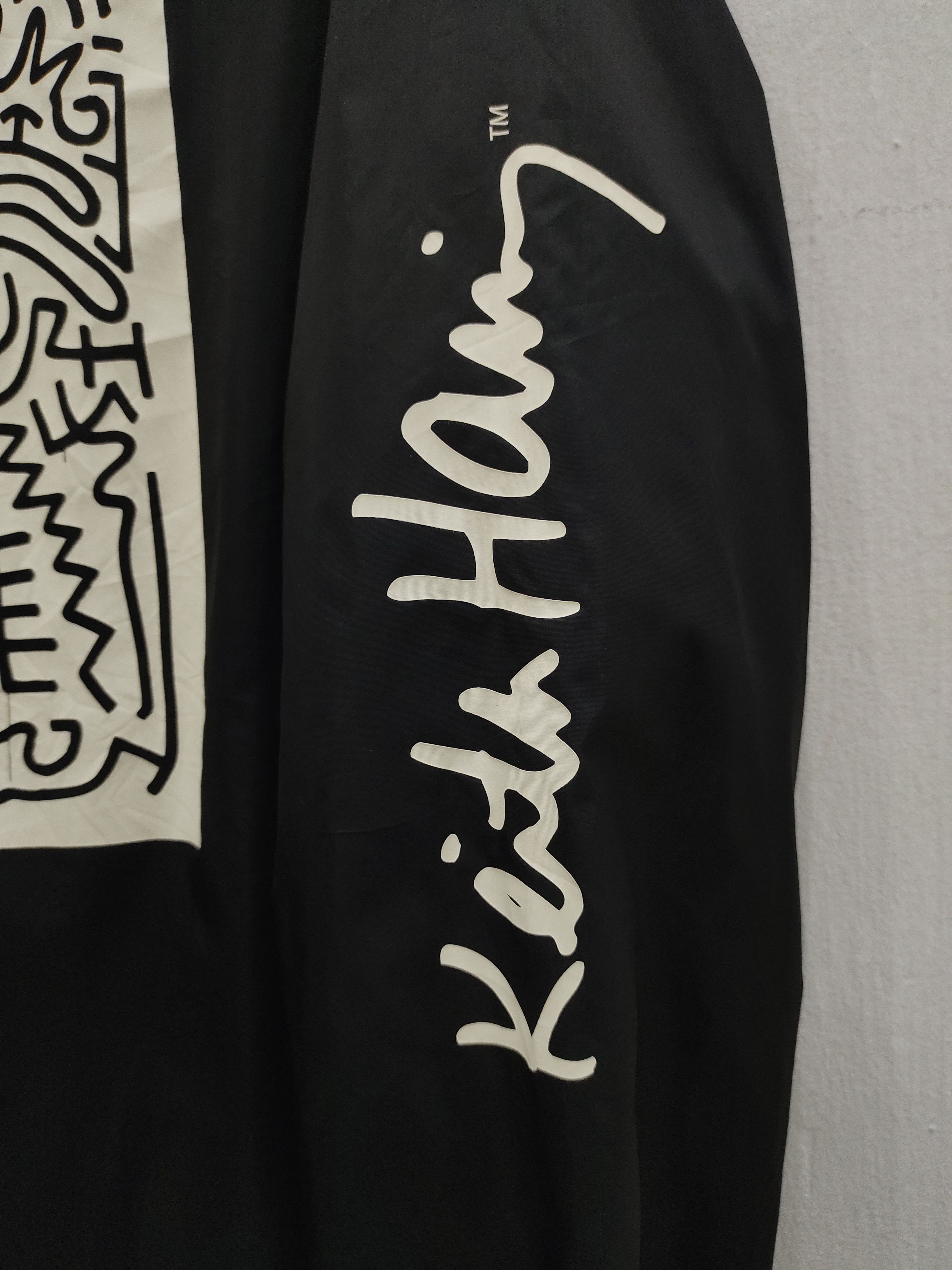 Designer × Keith Haring Keith Haring x Ships Jet Blue Coach Jacket Size US L / EU 52-54 / 3 - 5 Thumbnail