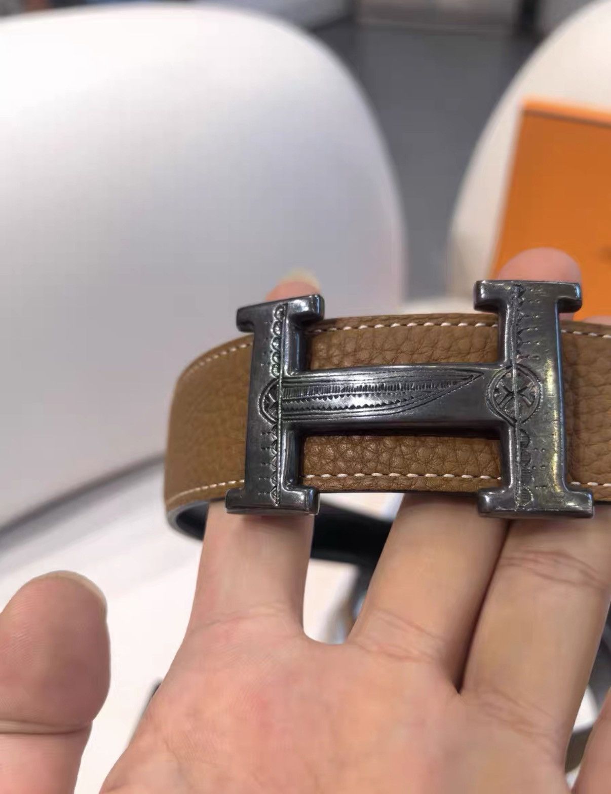 Hermes Hermès vintage limited-edition belt J38 Size ONE SIZE - 5 Thumbnail
