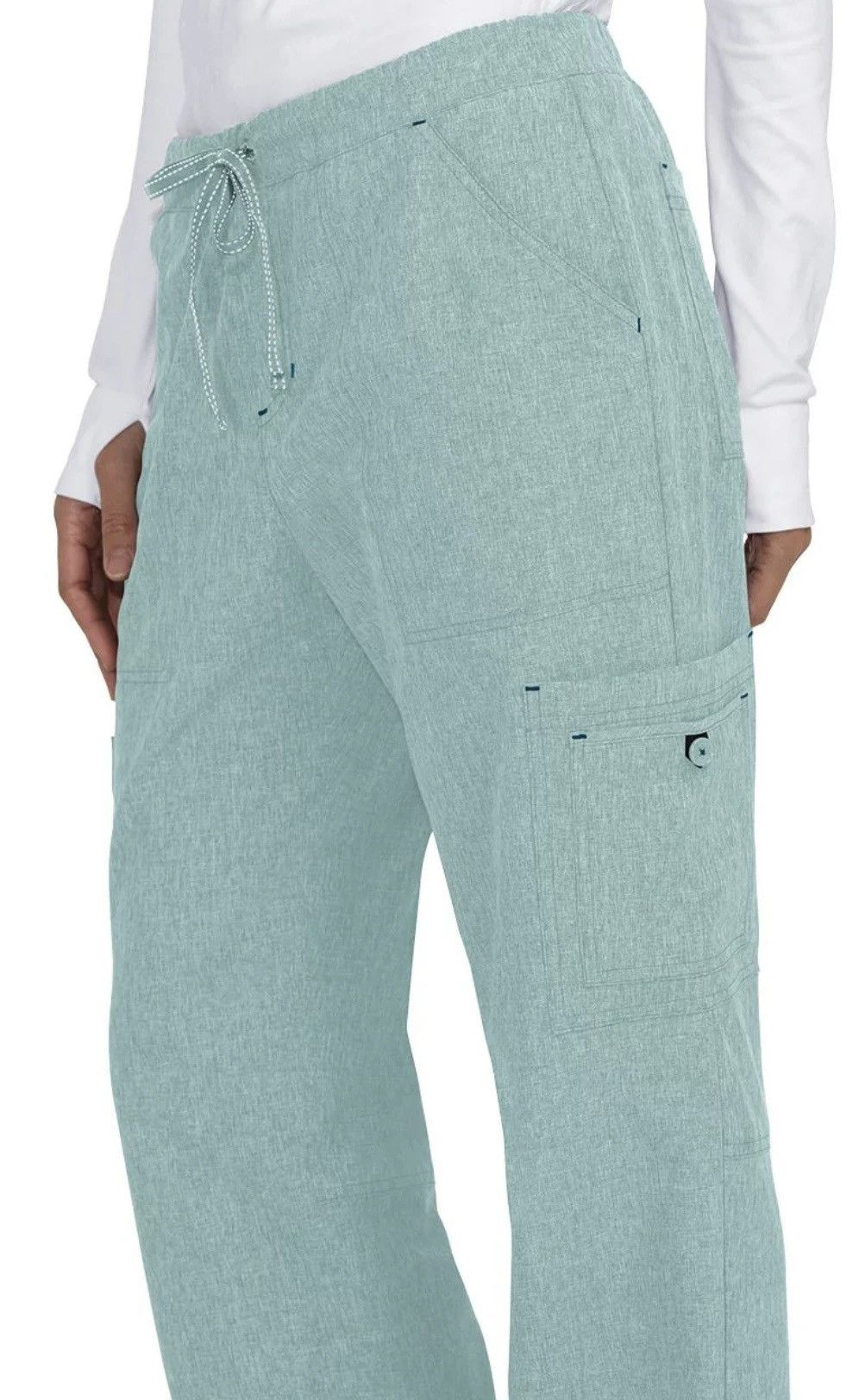 Kings Of Indigo Koi Low Rise Holly Heather Sage Cargo Pants Size 3XL Petite Size 42" / US 20 - 2 Thumbnail