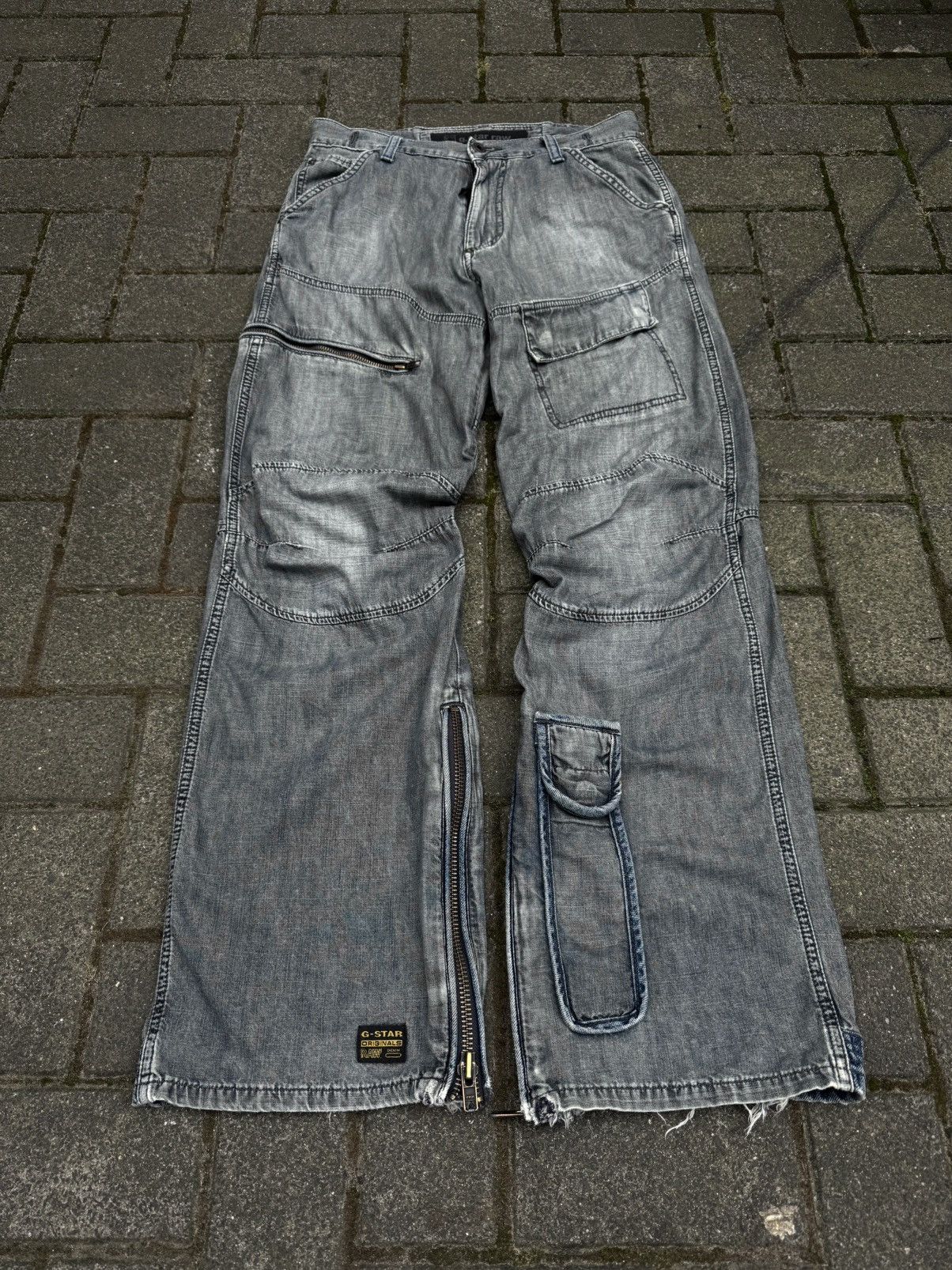 G-Star Vintage G-Star Raw Elwood Avantgarde Jeans Denim Y2K W29L32 Size US 29 - 1 Thumbnail